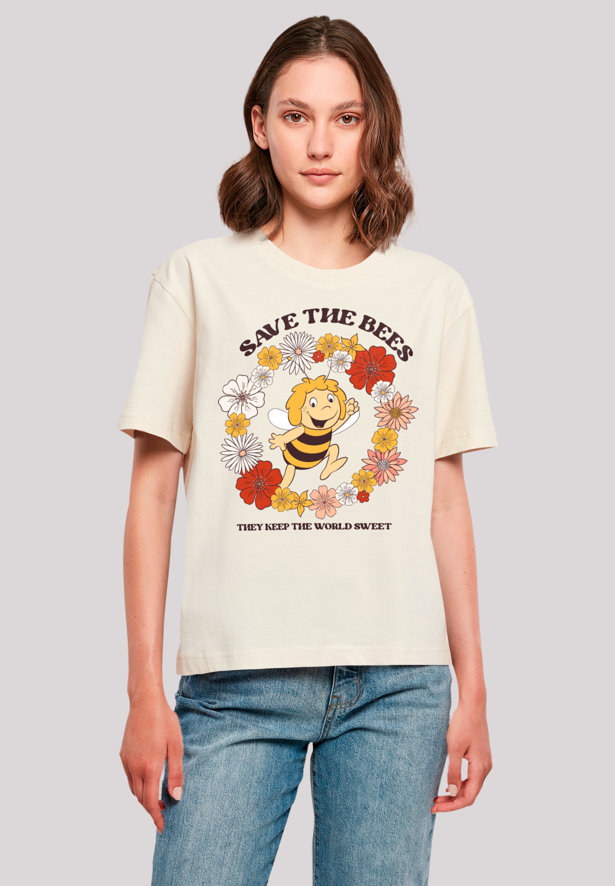 T-Shirt »Die Biene Maja Save The Bees«, Premium Qualität, Nostalgie, Kinderserie