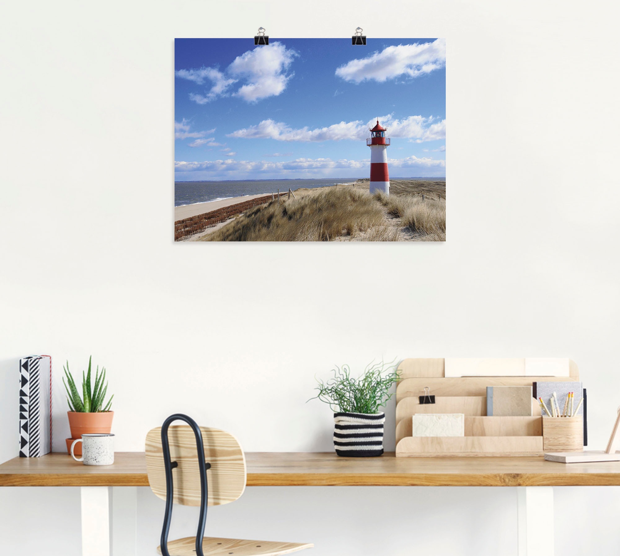 Artland Wandbild »Leuchtturm Sylt«, Größen BAUR Gebäude, | Leinwandbild, St.), als oder Poster kaufen (1 versch. Alubild, in Wandaufkleber