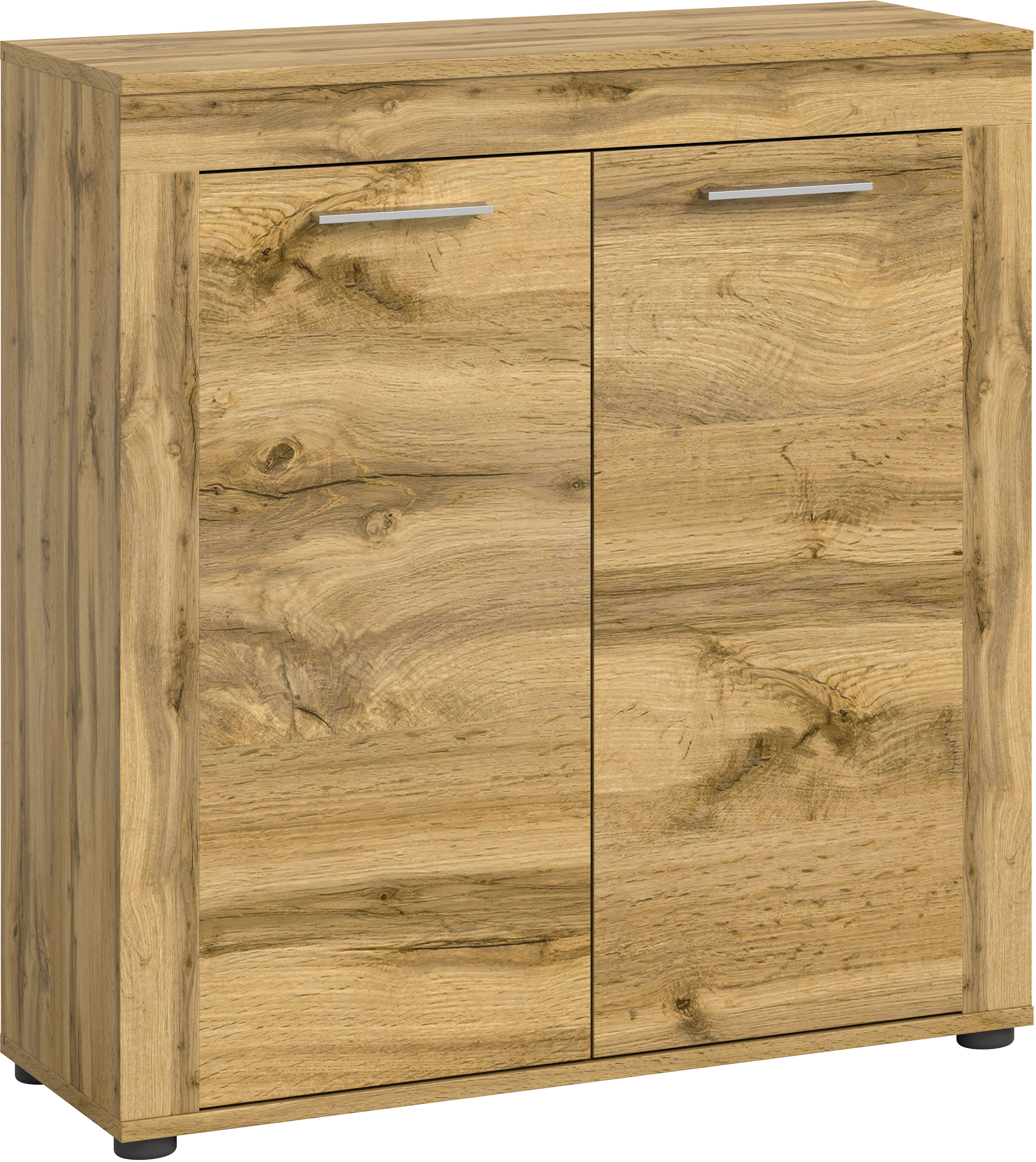 OTTO home Highboard "AOSTA, Höhe 88 cm, 2 Türen, 3 Fächer, 2 Einlegeböden" in verschiedenen Farbausführungen, individuell kombinierbar, Kommode, Schrank, Anrichte, Standschrank, Sideboard, Wohnzimmer