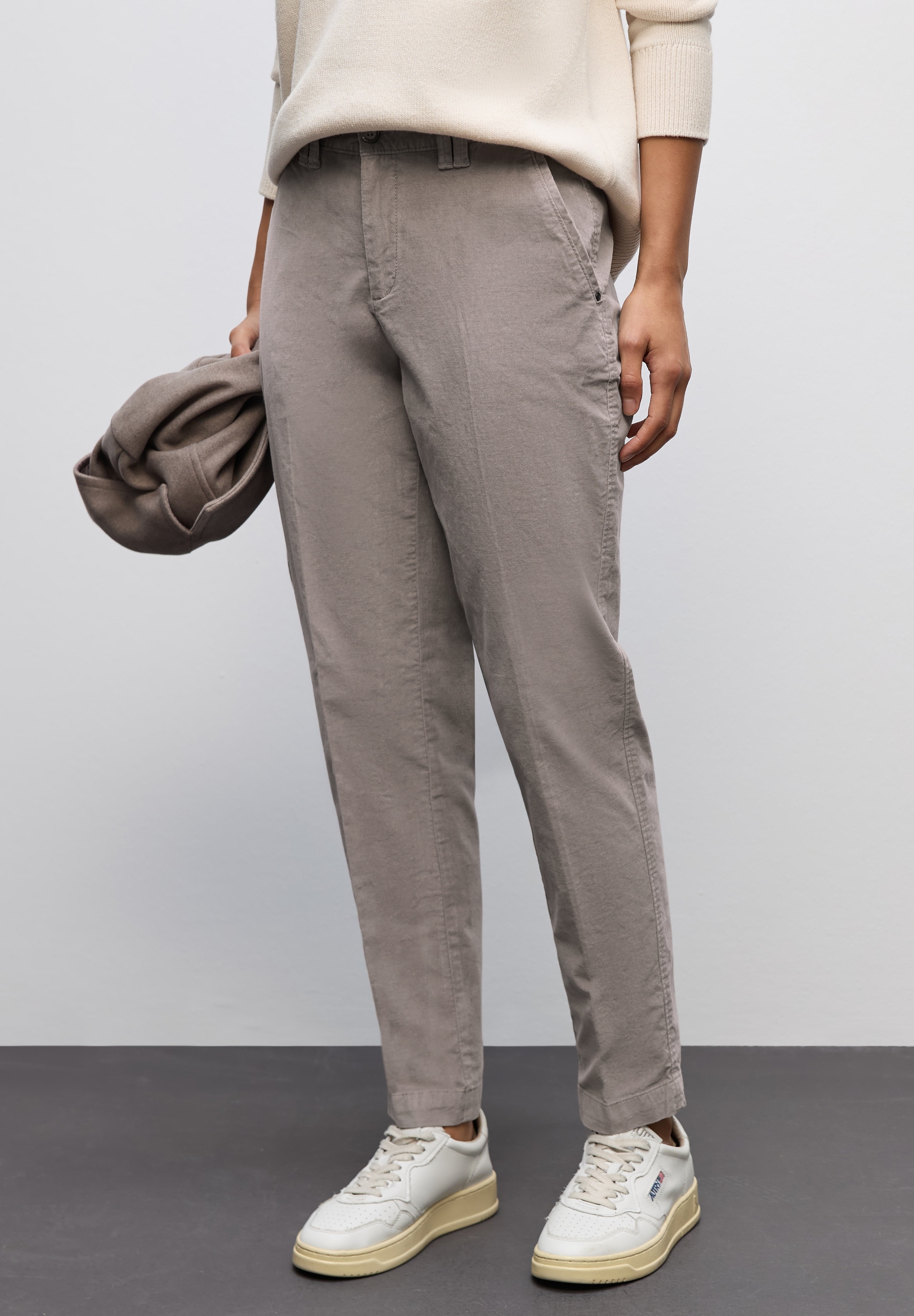 STREET ONE Chinohose "Velvet", mit Taschen günstig online kaufen