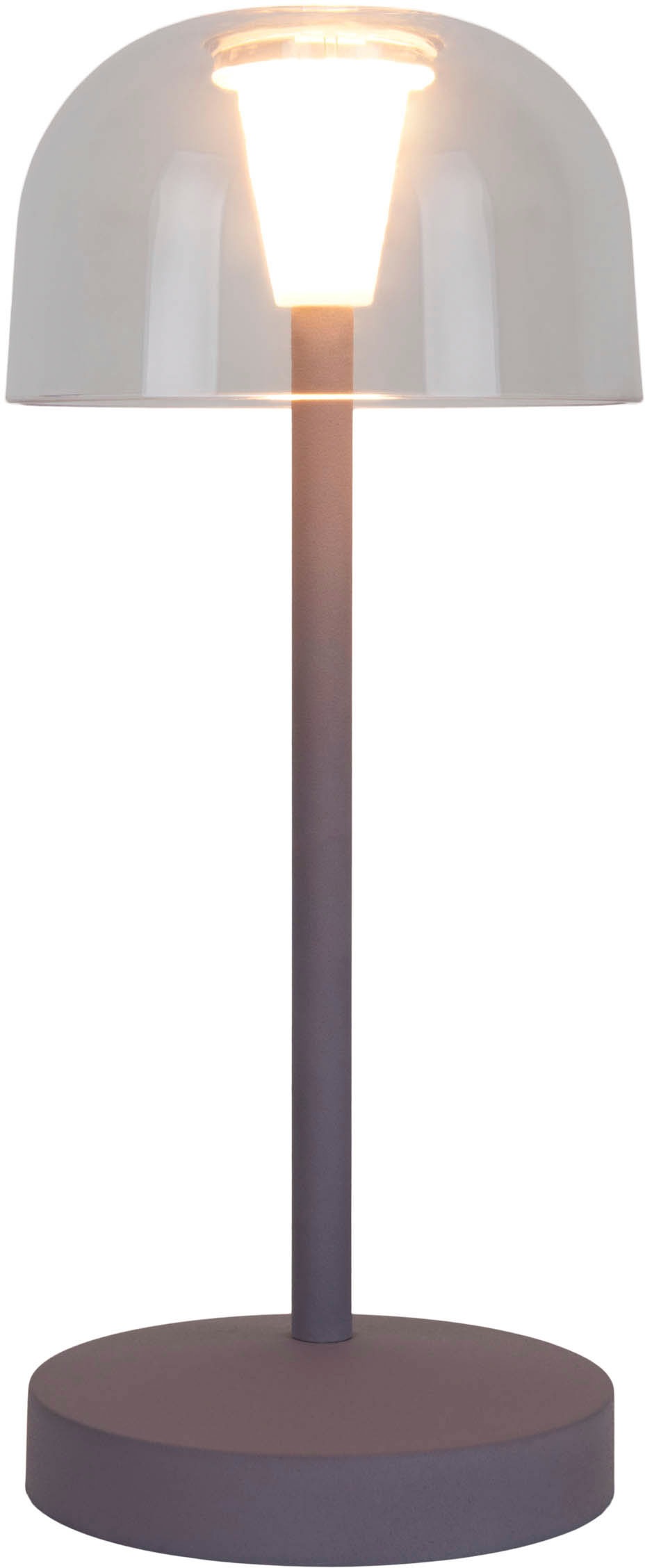 näve LED Tischleuchte »Gomba 18,5 cm«, 2er-Set, Leuchtmittel LED-Modul | LED fest integriert, über USB-Kabel aufladbar, Memoryfunktion, stufenlos dimmbar