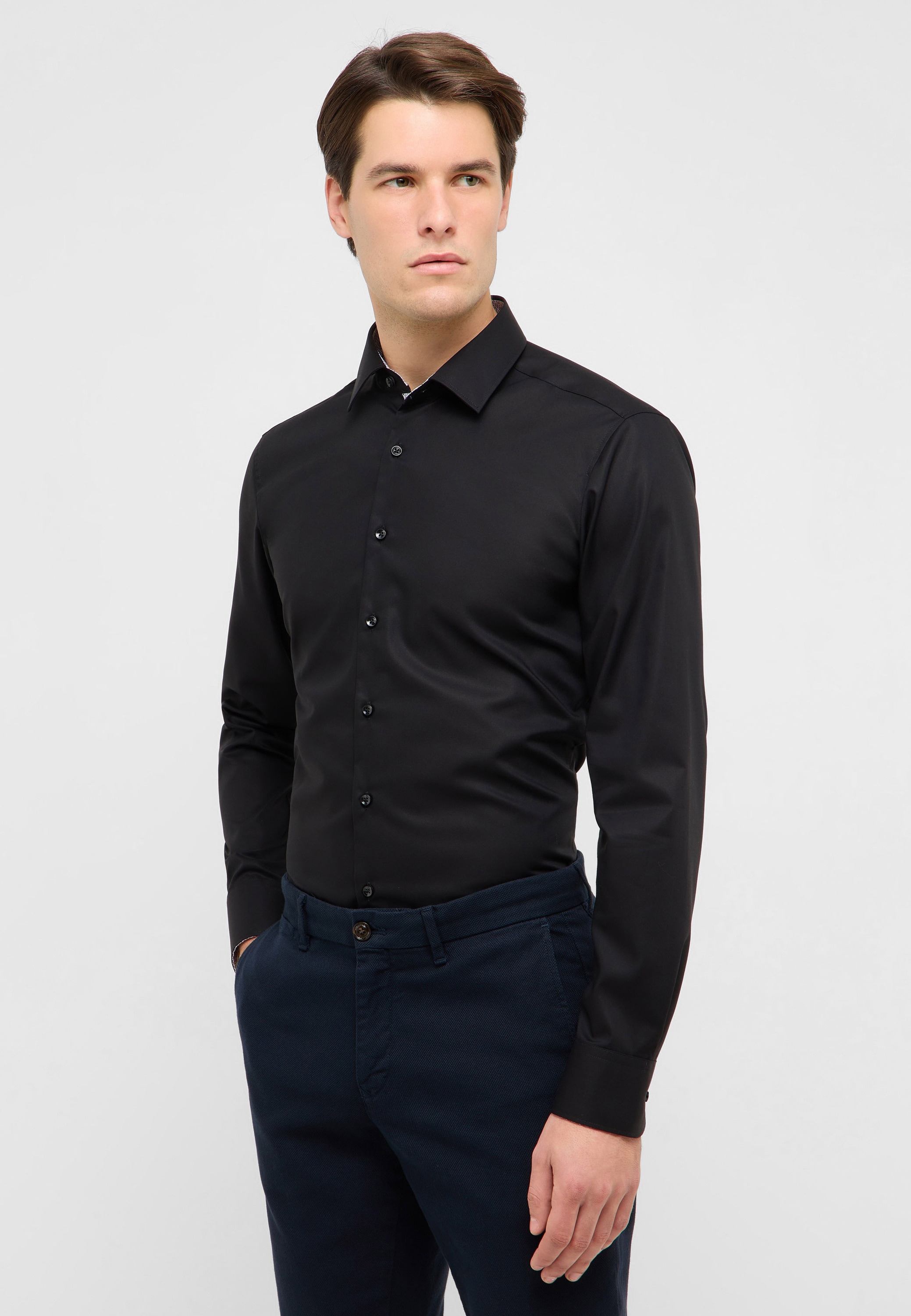 Eterna Langarmhemd "SLIM FIT" NON IRON (bügelfrei) günstig online kaufen