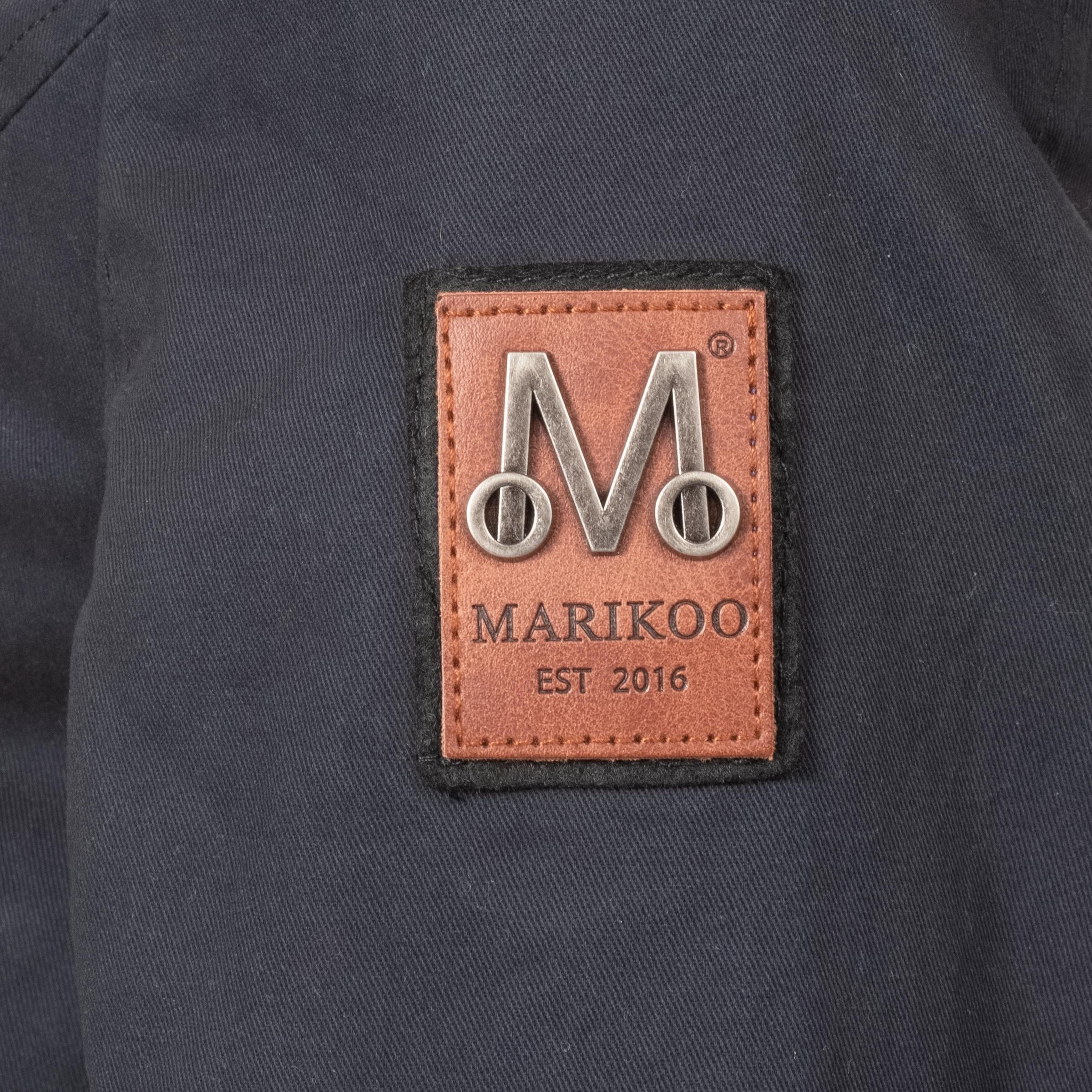 Marikoo Outdoorjacke »Nyokoo«, mit Kapuze, modische Baumwoll Übergangsjacke mit großer Kapuze