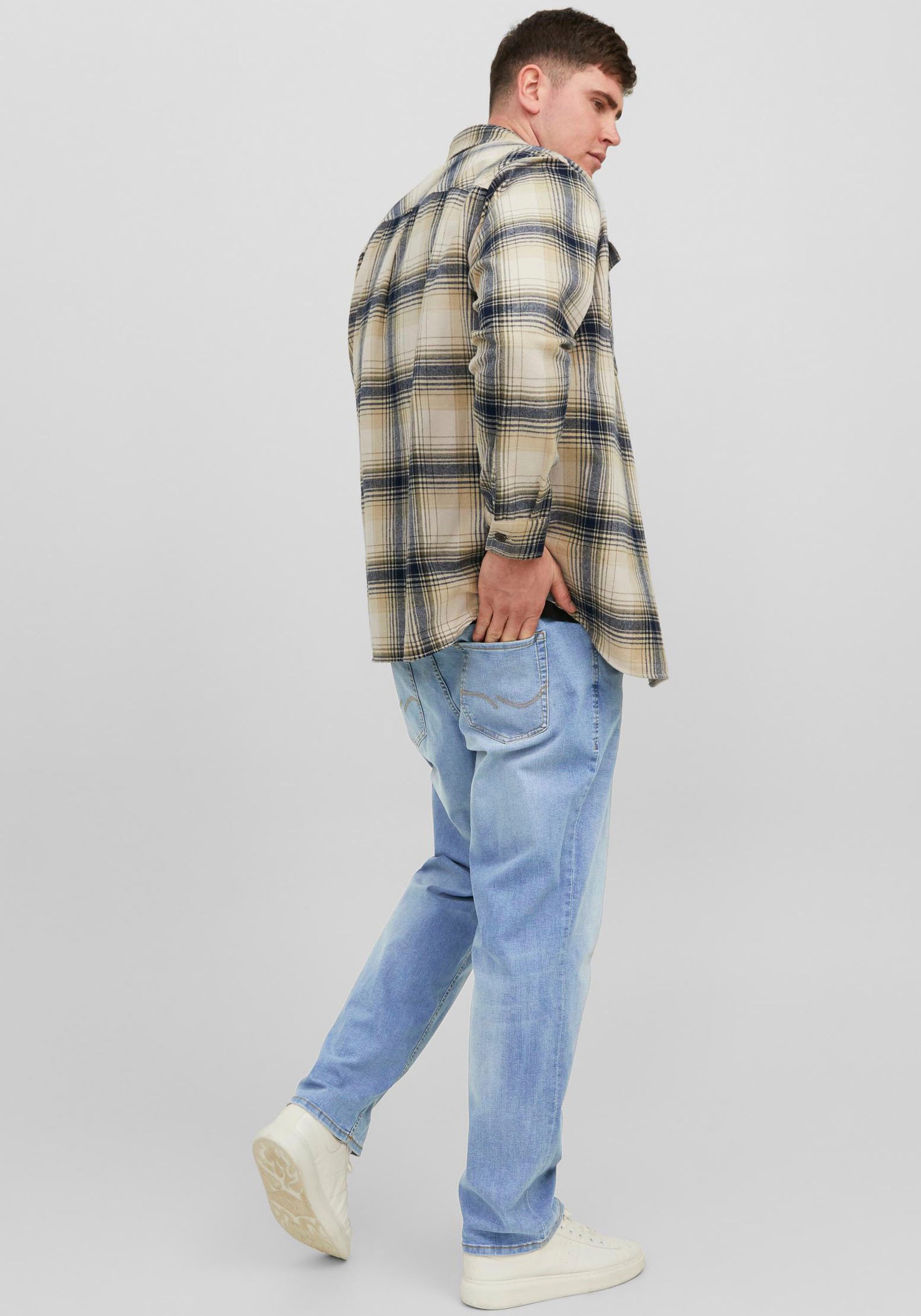 Jack & Jones PlusSize Tapered-fit-Jeans "JJIMIKE JJORIGINAL SQ 223 NOOS PLS günstig online kaufen