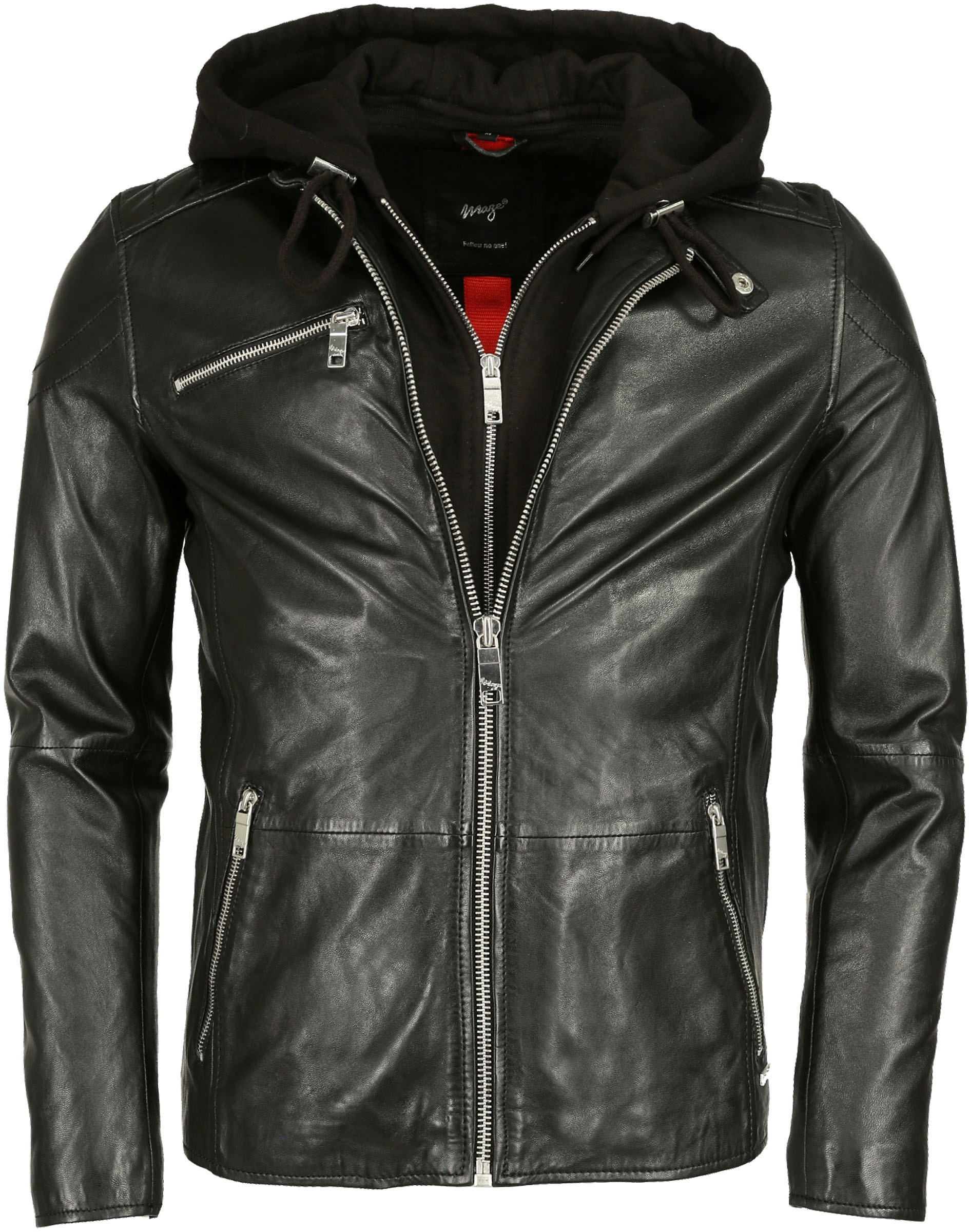 maze -  3-in-1-Funktionsjacke "Lederjacke 42020522", Mit abnehmbarer Kapuze