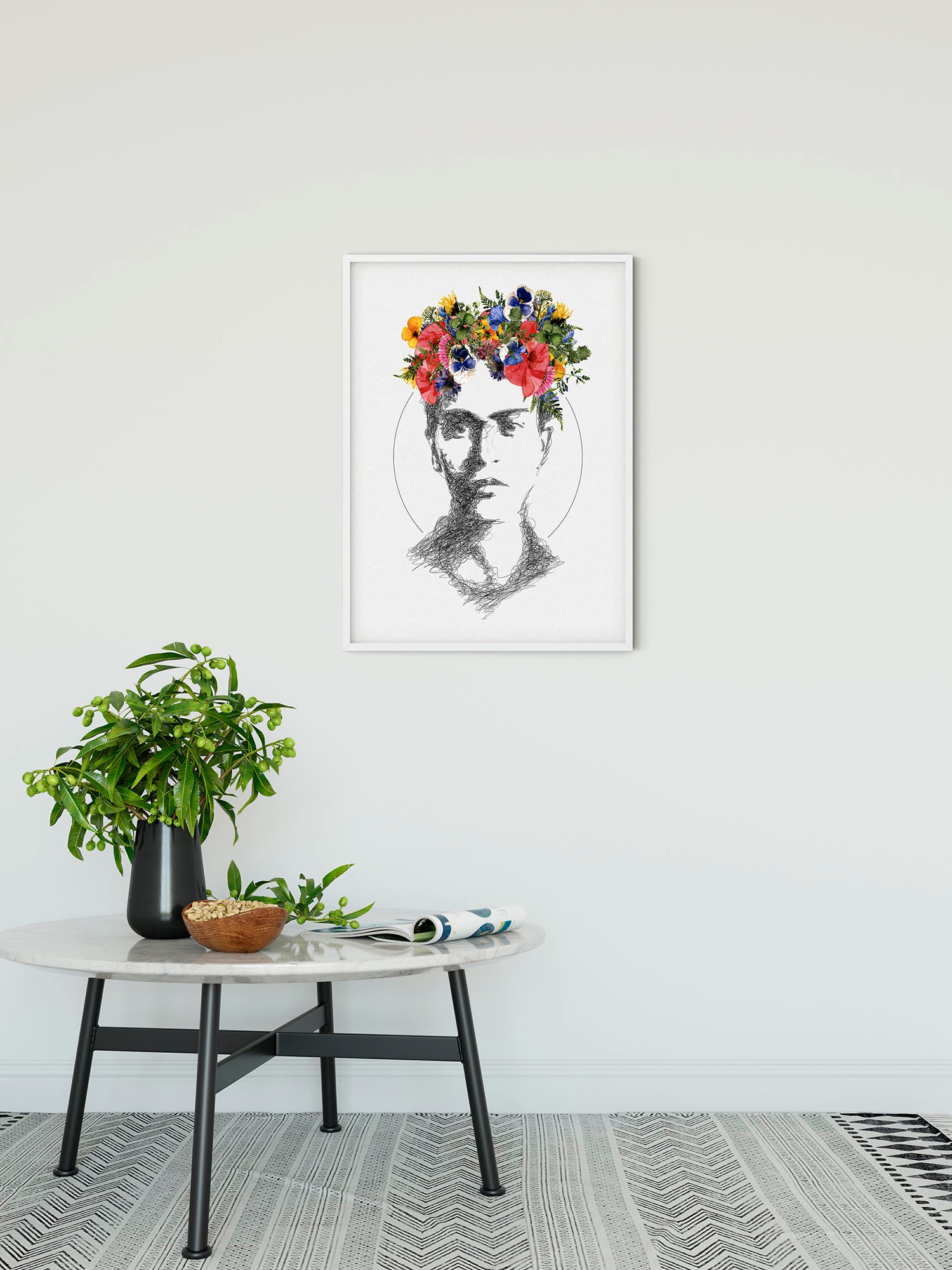 Komar Bild "Valeria-Mariana" Natur 1 Stk. tlg. Wandbild zur Dekoration - oh günstig online kaufen