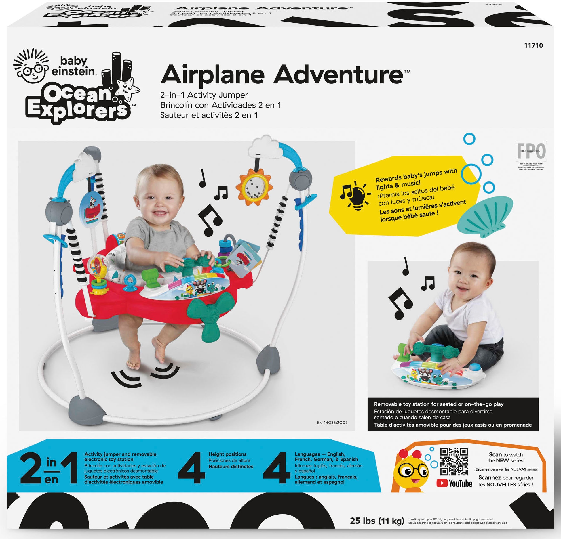 Baby Einstein Spielcenter »Airplane Lichtern über Mit 20 und Adventure«, | Melodien, BAUR Geräuschen