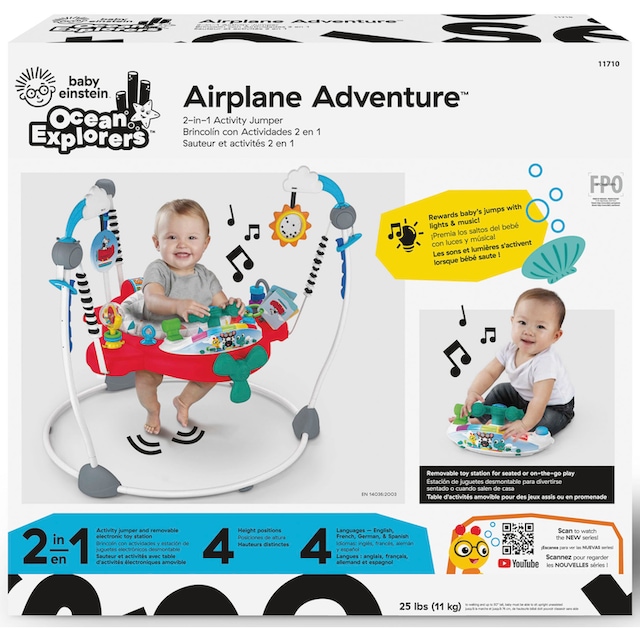 Baby Einstein Spielcenter »Airplane Adventure«, Mit über 20 Melodien,  Geräuschen und Lichtern | BAUR