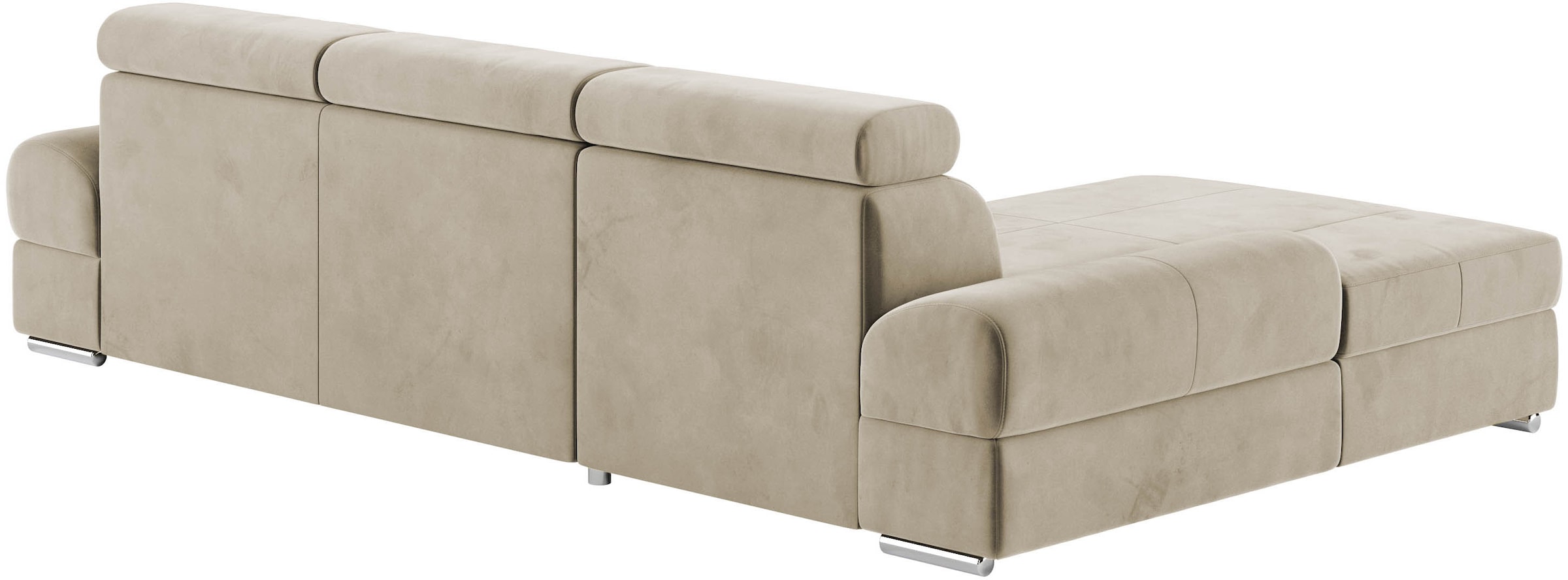 sit&more Ecksofa »Broadway L-Form«, inklusive Kopfteilverstellung, wahlweise mit Bettfunktion