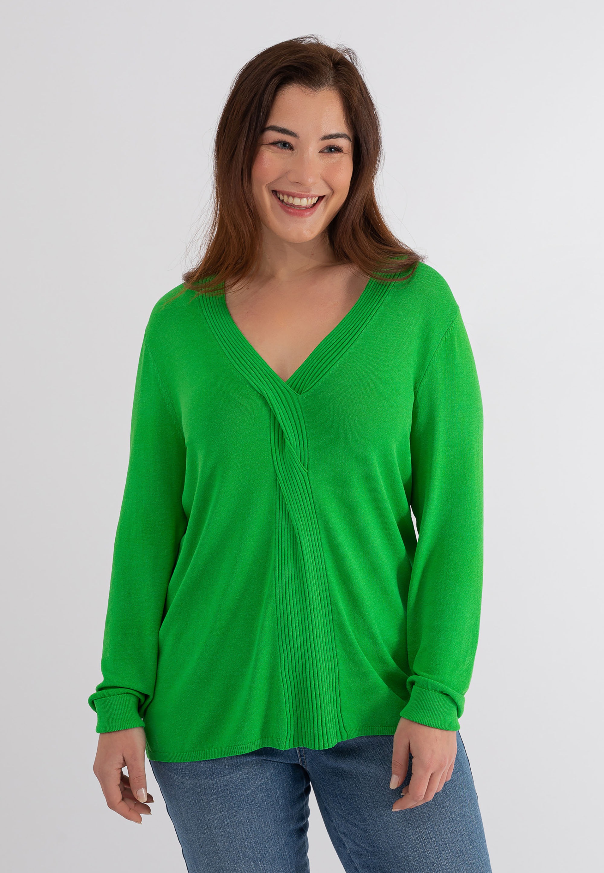 October Strickpullover mit tollem Flecht-Design