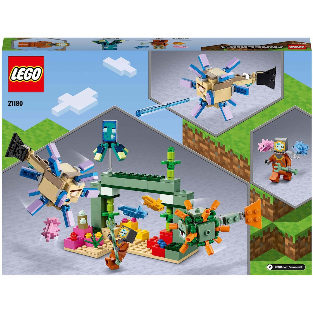 LEGO® Konstruktionsspielsteine »Das Wächterduell (21180), LEGO® Minecraft™«, (255 St.)