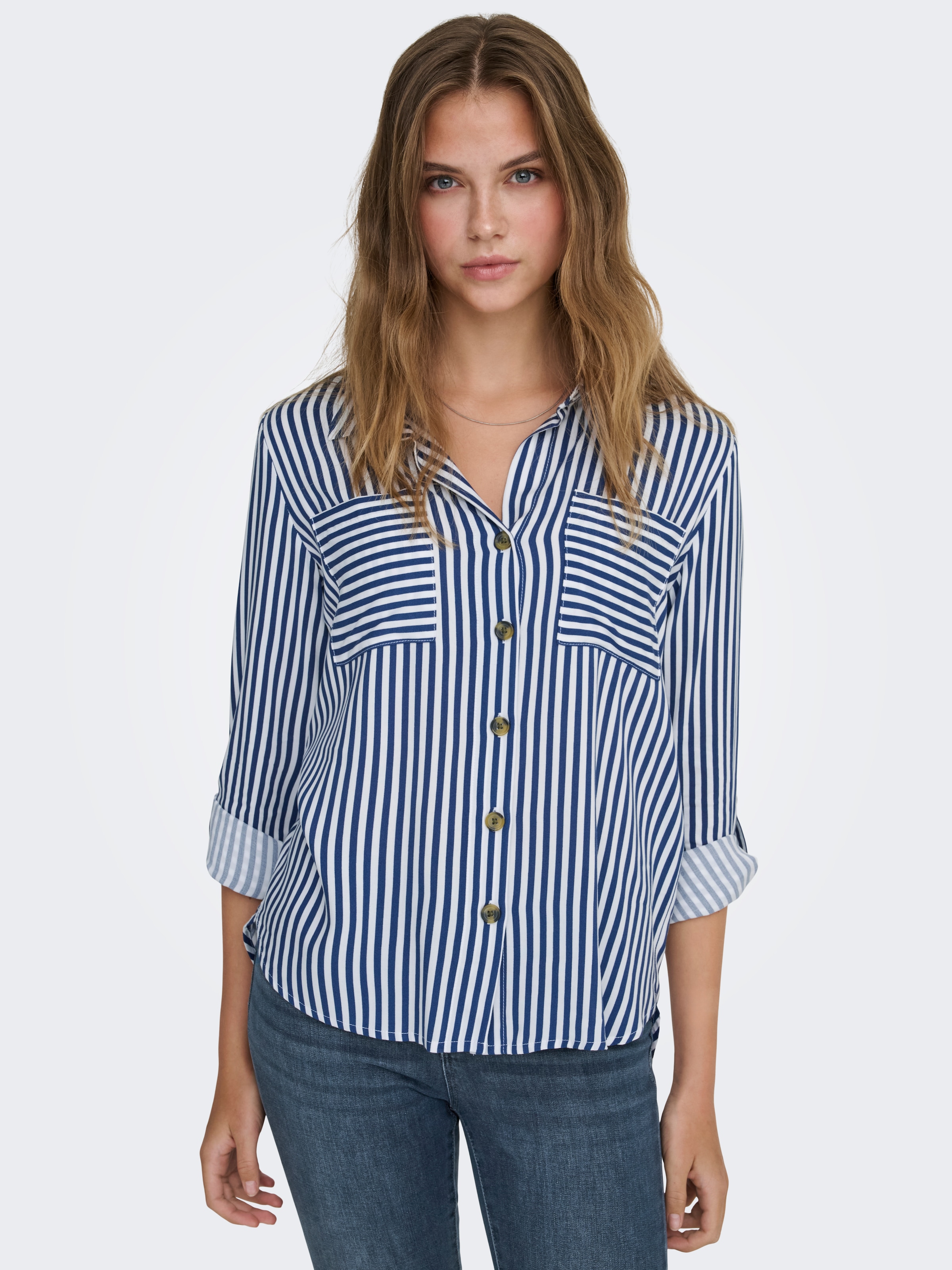 ONLY Hemdbluse "ONLYASMIN SHIRT L/S WVN NOOS" günstig online kaufen