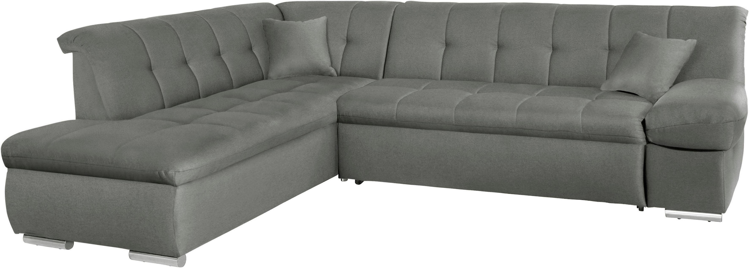 DOMO collection Ecksofa »Mona L-Form«, wahlweise mit Bett- und Armlehnfunktion