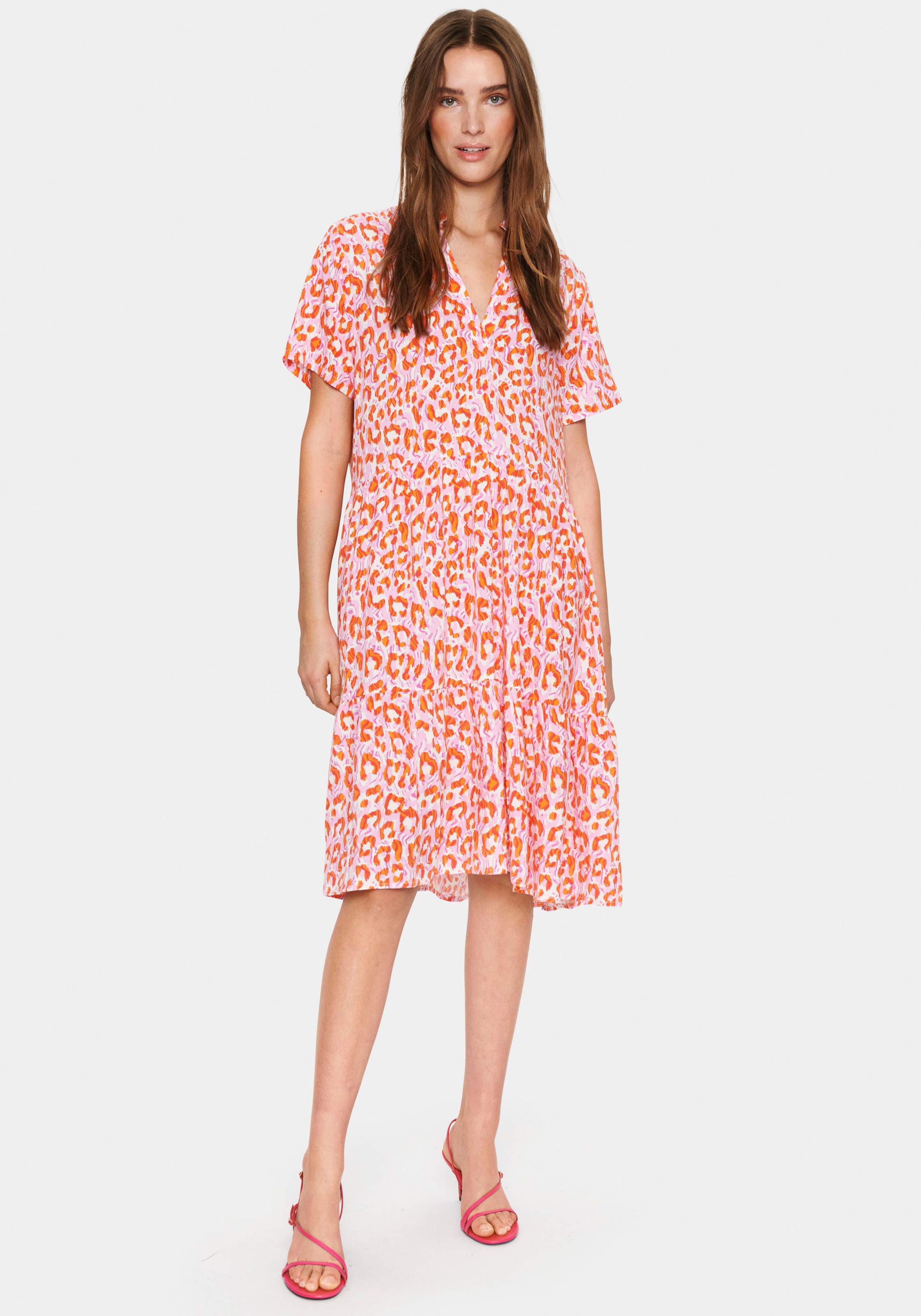 Saint Tropez Tunikakleid »EdaSZ SS Dress«, mit Volant