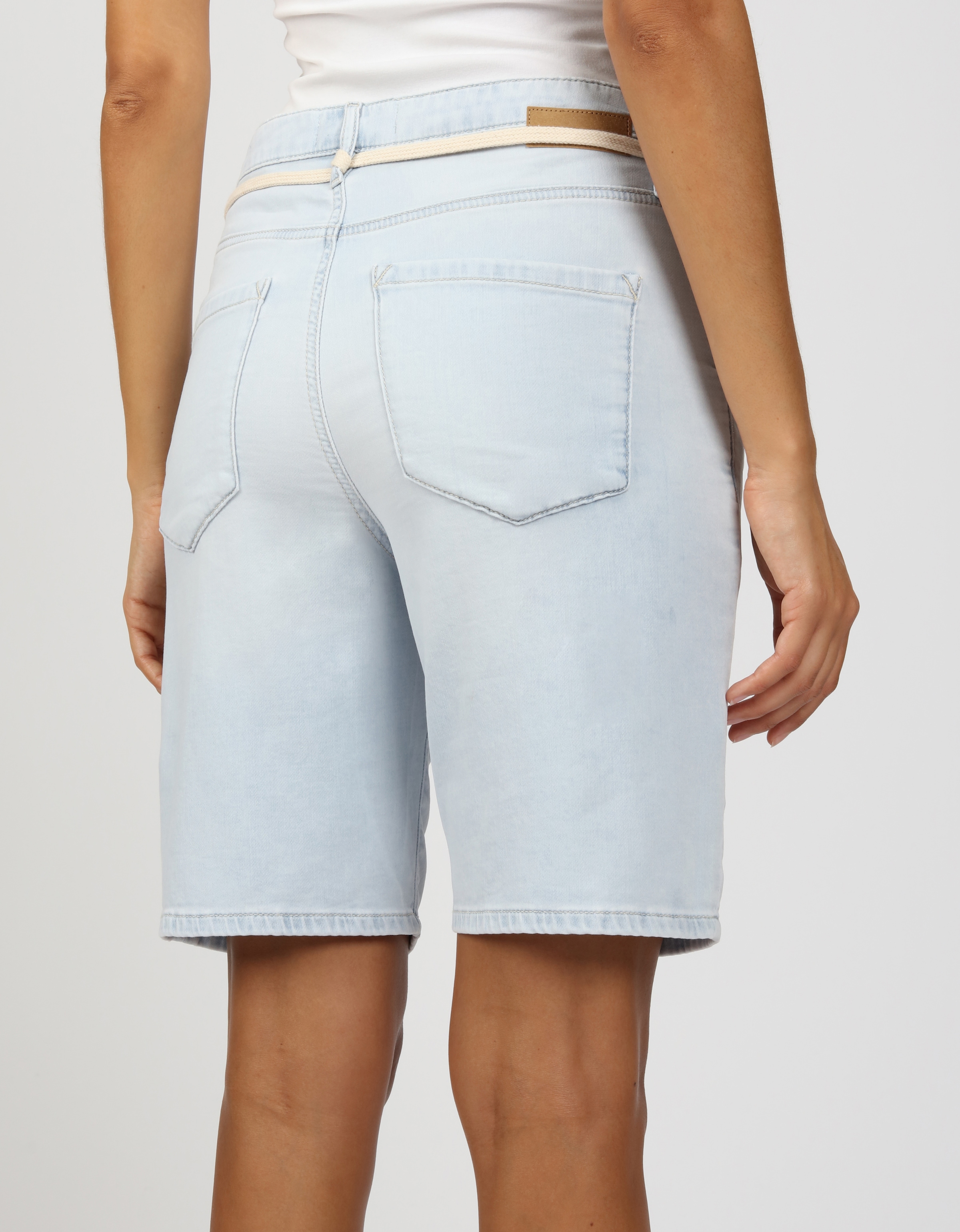 GANG Jeansbermudas »94VIA BERMUDA«, weich fallend