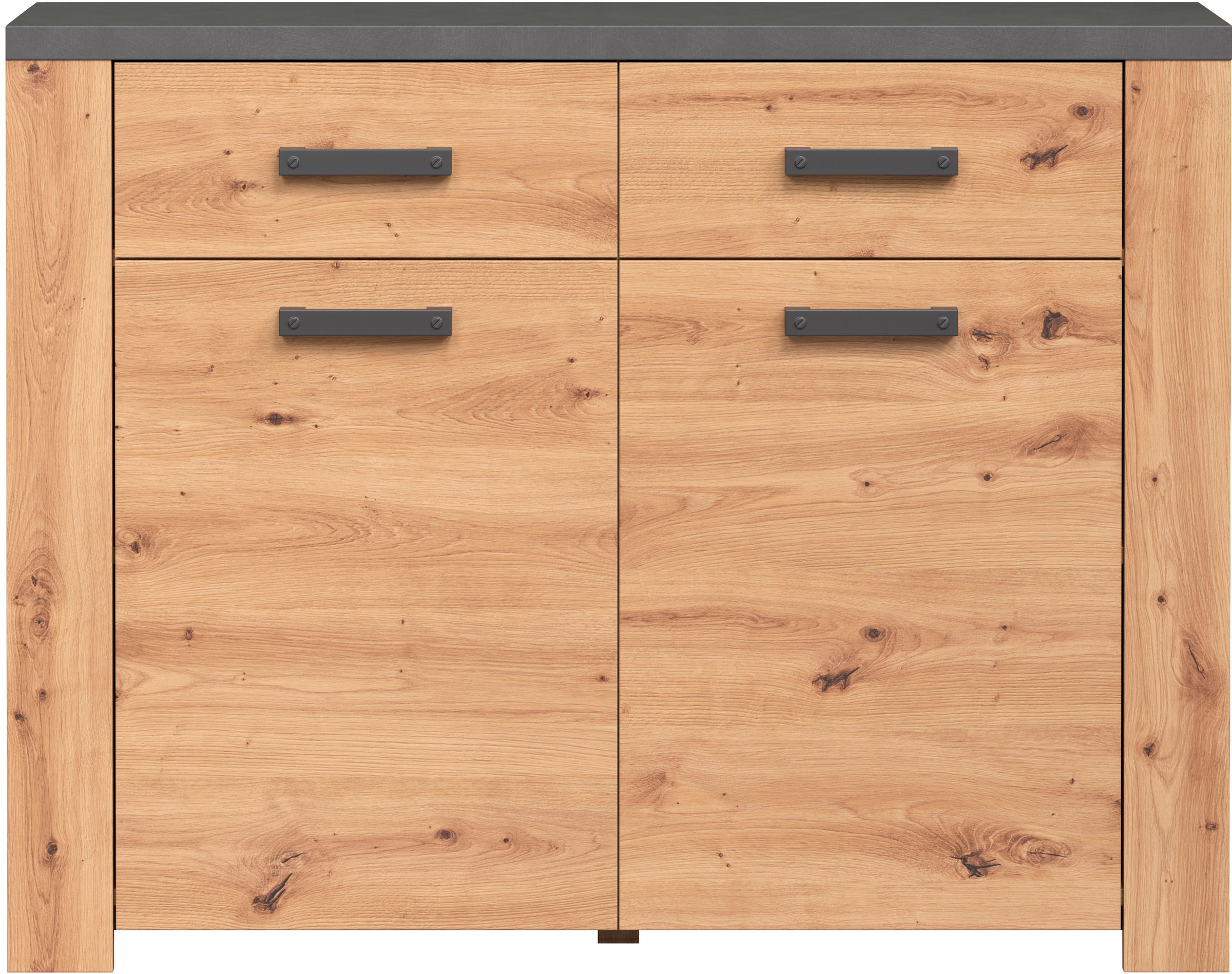 Home affaire Kommode "Ambres" 1 Stk. tlg. Kommode mit 2 Türen & 2 Schublade günstig online kaufen