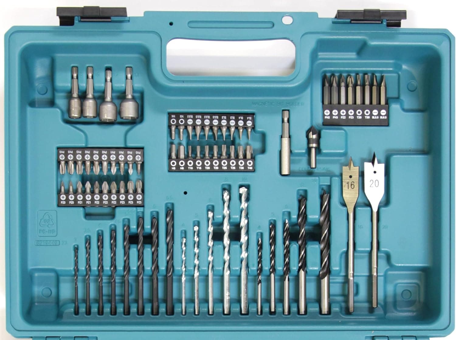 Makita Akku-Schlagbohrschrauber »DHP490RFX3, 18V, Inkl. 2x 3Ah Akku und Ladegerät« max. 65 Nm, 0-1.900 min- ¹,  kraftvoller, bürstenloser, einsetzbar zum Schrauben und Bohren