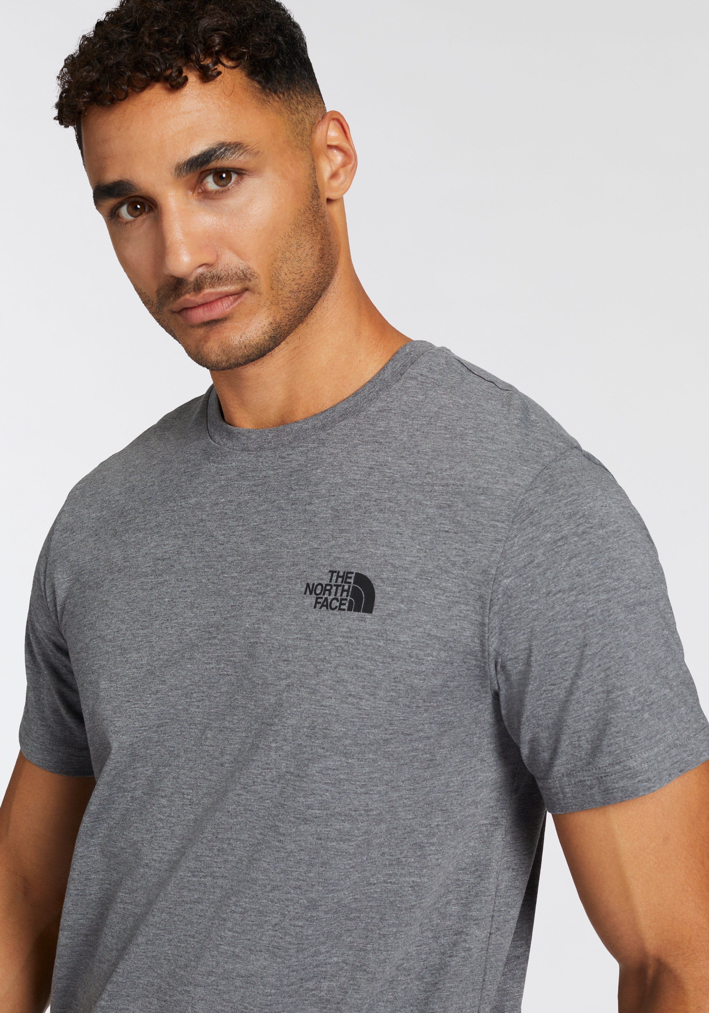 Thumbnail - The North Face T-Shirt "M SS SIMPLE DOME TEE" 1 Stk. sportlicher Stil, mit Logodrucken, atmungsaktive Baumwollmischung