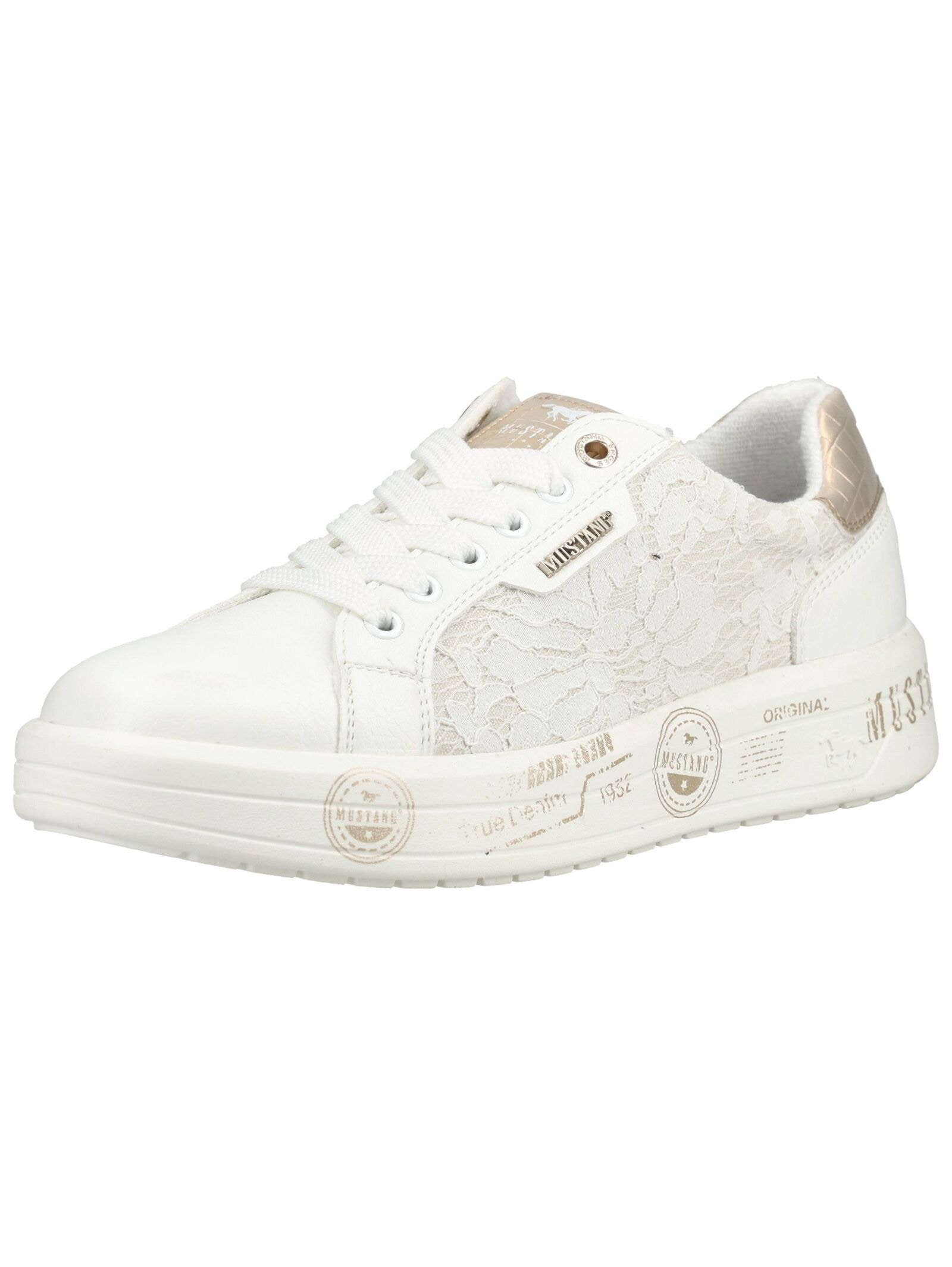 Mustang Shoes Sneaker "Mustang Shoes Sneaker Lederimitat/Textil" günstig online kaufen