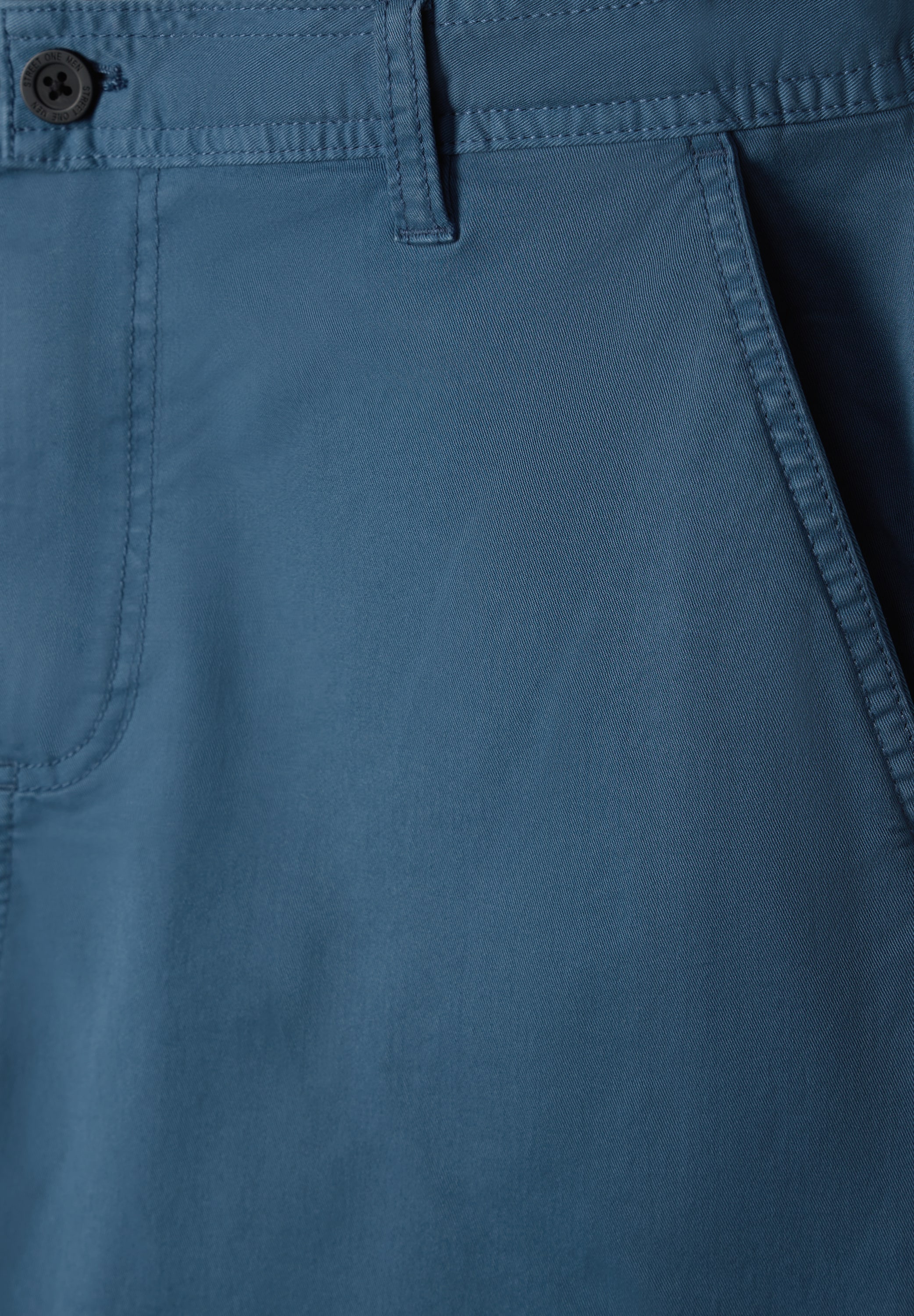 STREET ONE MEN Shorts, aus Baumwolle mit Stretchanteil