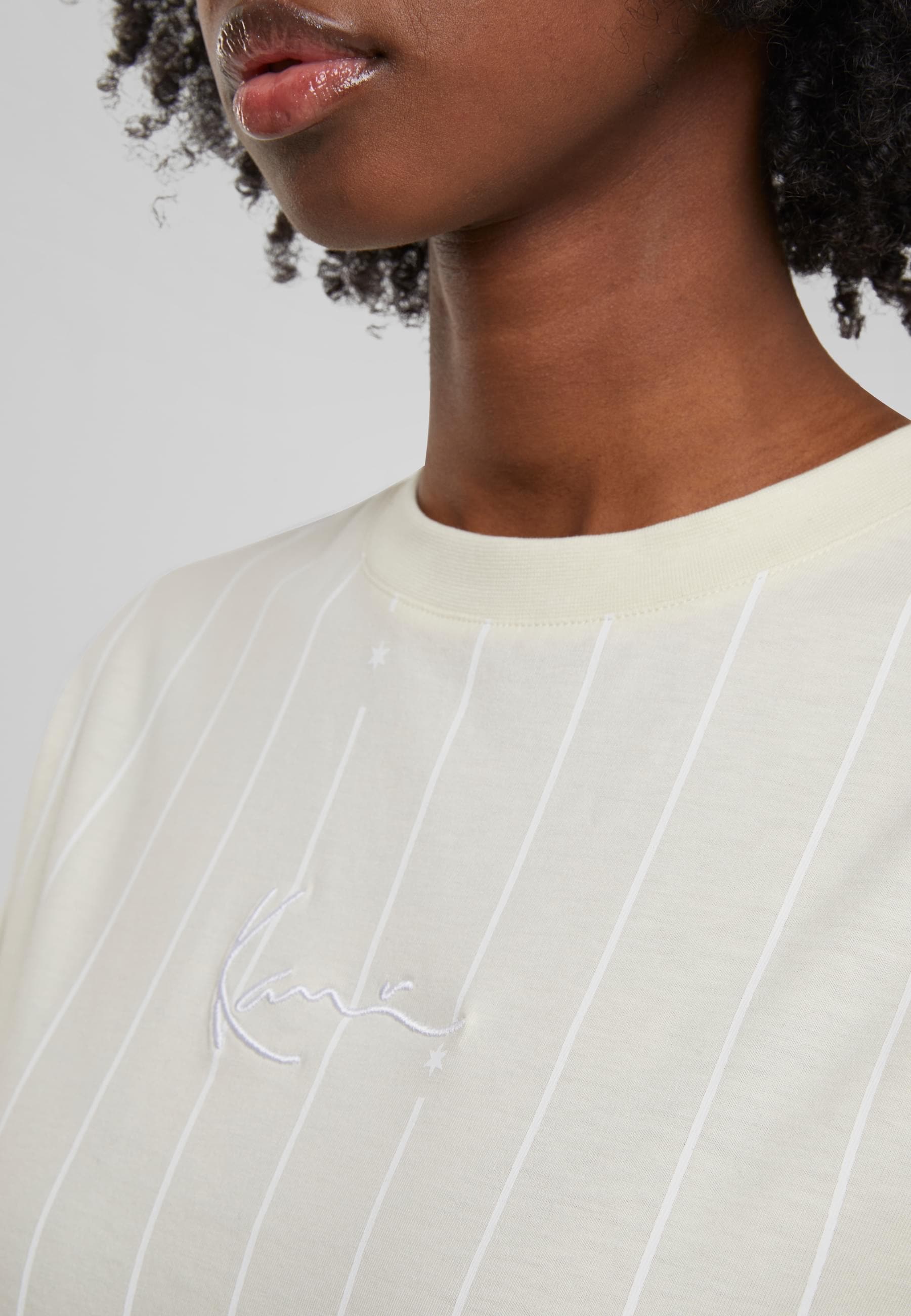 Karl Kani T-Shirt »Karl Kani Signature Pinstripe Os T-Shirt«, (1 tlg.)