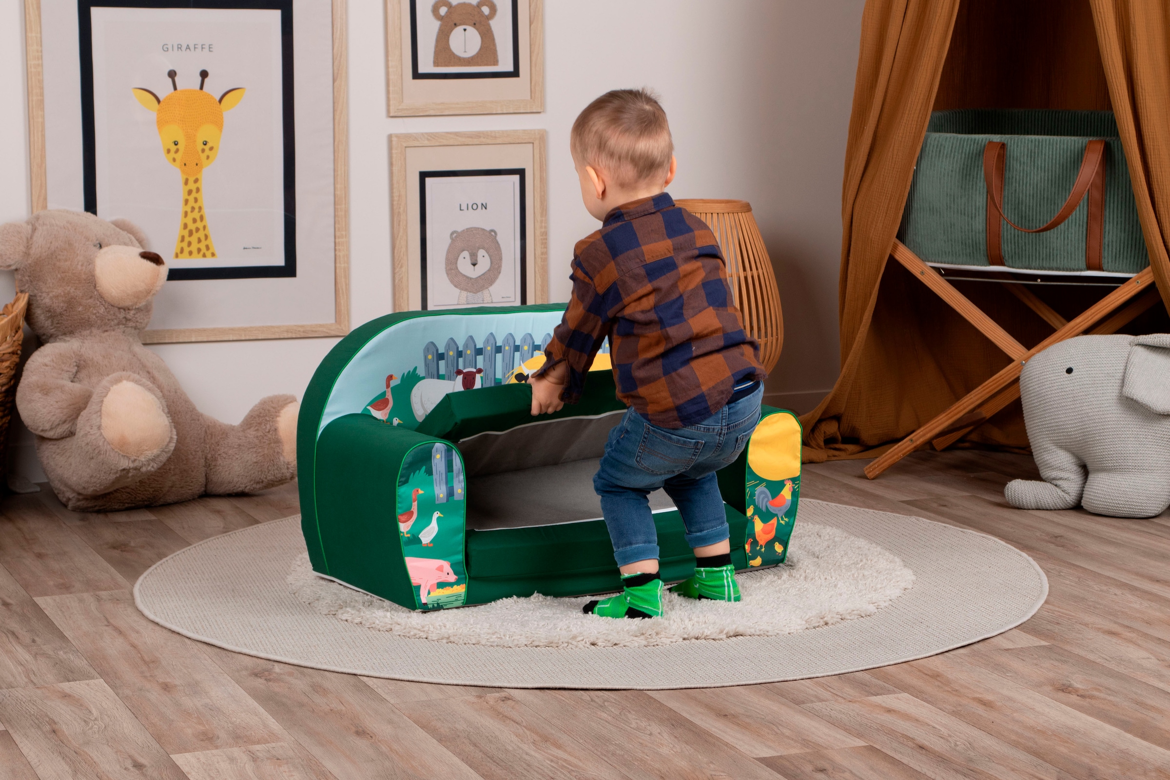 Knorrtoys® Sofa »Bauernhof«, für Kinder; Made in Europe