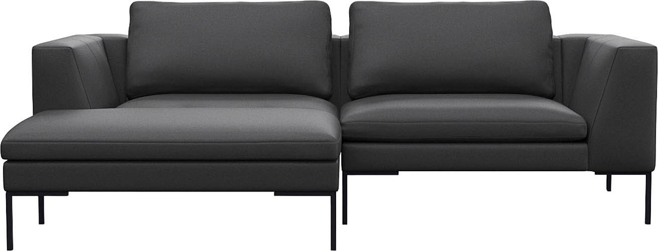 FLEXLUX Ecksofa "Loano, superbequemer Sitzkomfort durch Kaltschaum im Sitz, günstig online kaufen
