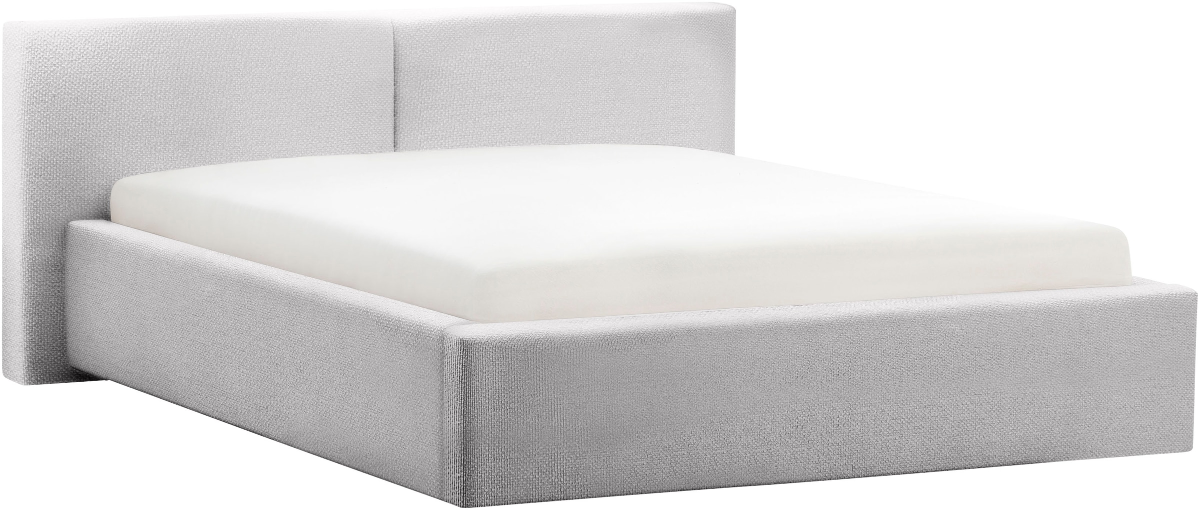 meise.möbel Polsterbett »Cube wahlweise mit Matratze und Bettkasten«, extra flaches Kopfteil, erhältlich in den Breiten 140cm, 160cm & 180cm