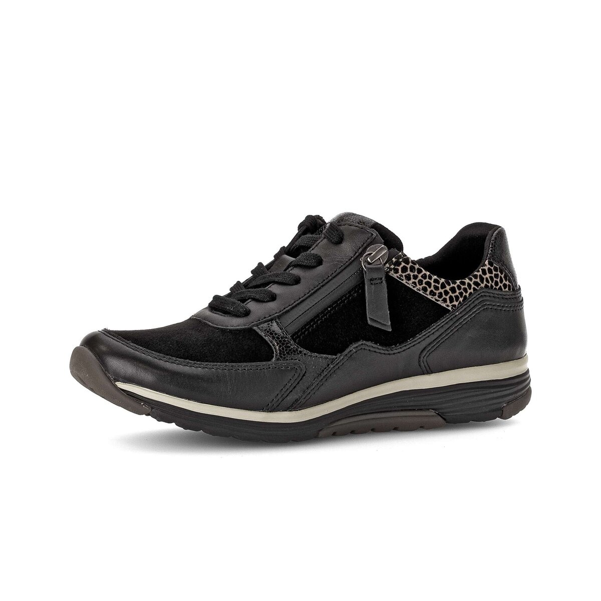 Gabor Sneaker "Sneaker low Materialmix Leder/Lederimitat" günstig online kaufen