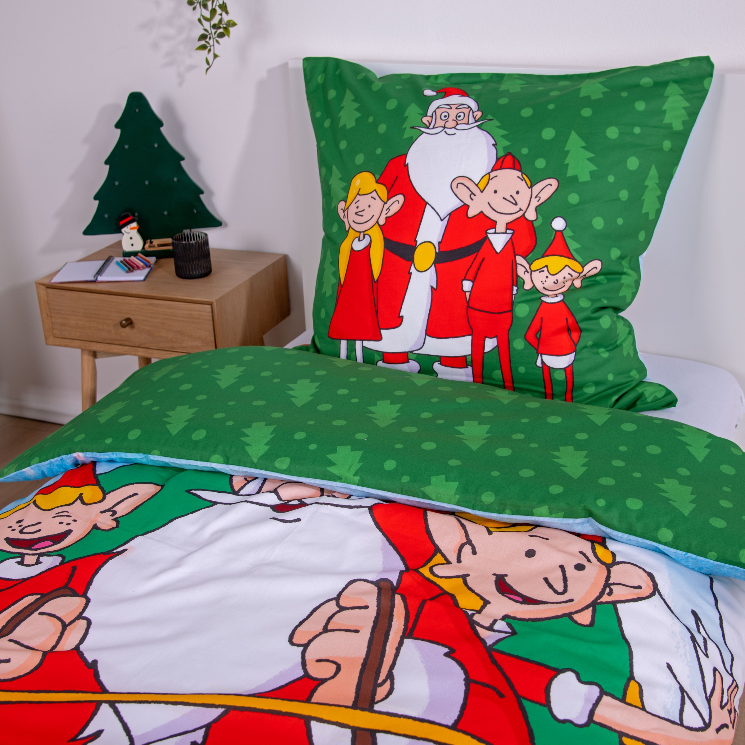 nicht definiert Bettwäsche »Weihnachtsmann Co. KG«, Wendebettwäsche