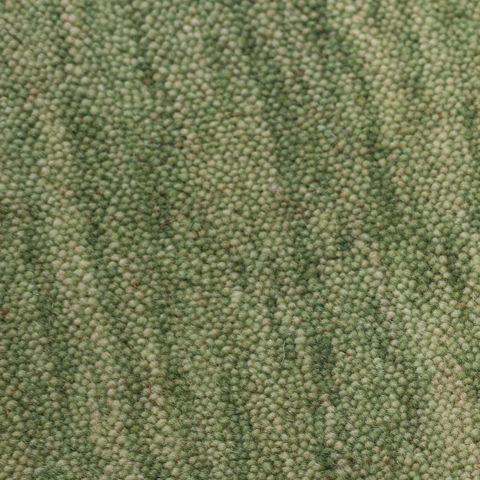 Wollteppich THEKO "Holi", grün (hellgrün), B:250cm H:13mm L:350cm, Schurwolle, Teppiche, Uni-Farben, leicht meliert, reine Wolle, handgewebt mit Knüpfoptik 3