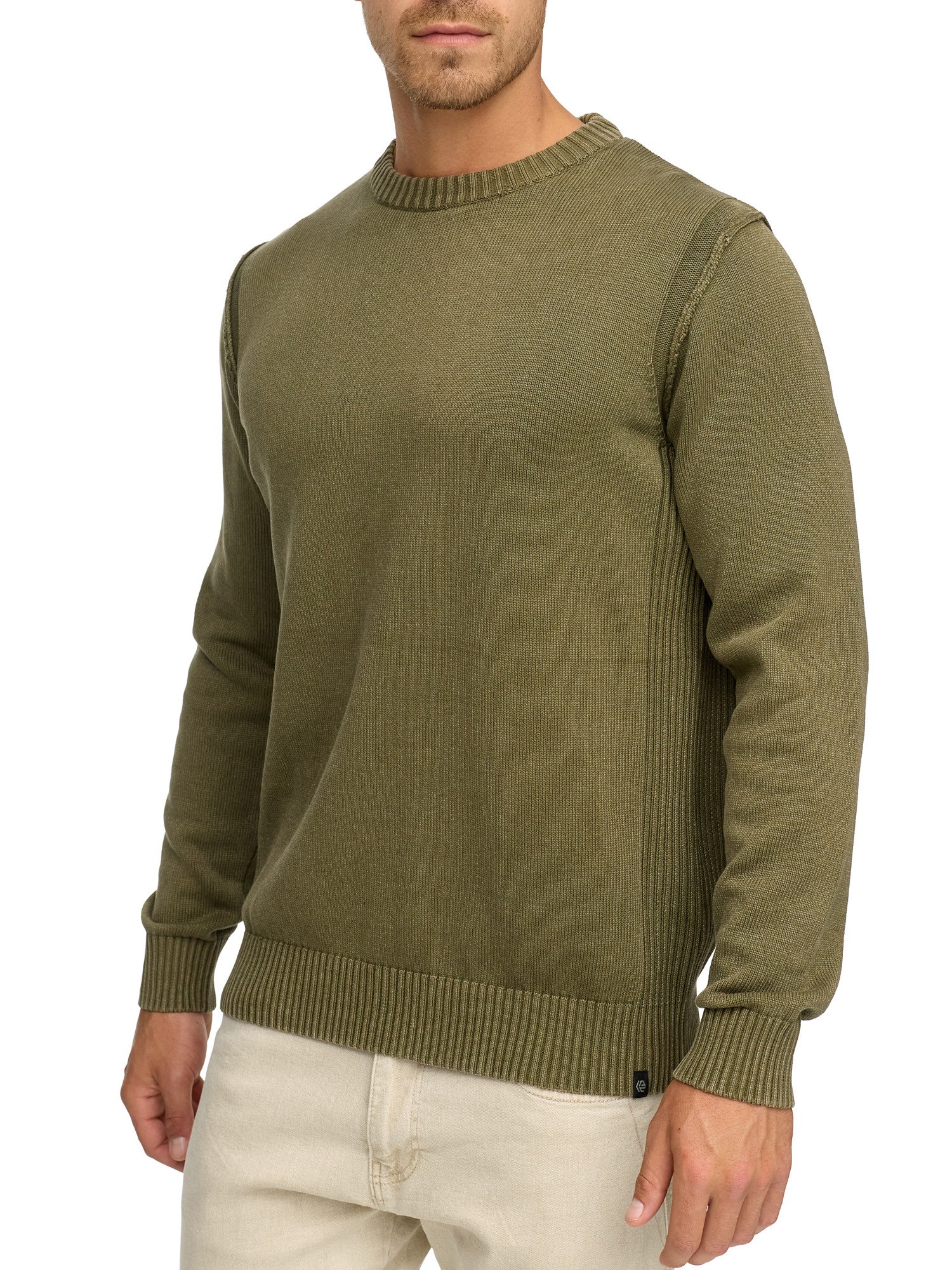 Indicode Rundhalspullover "INNiels O-neck" günstig online kaufen