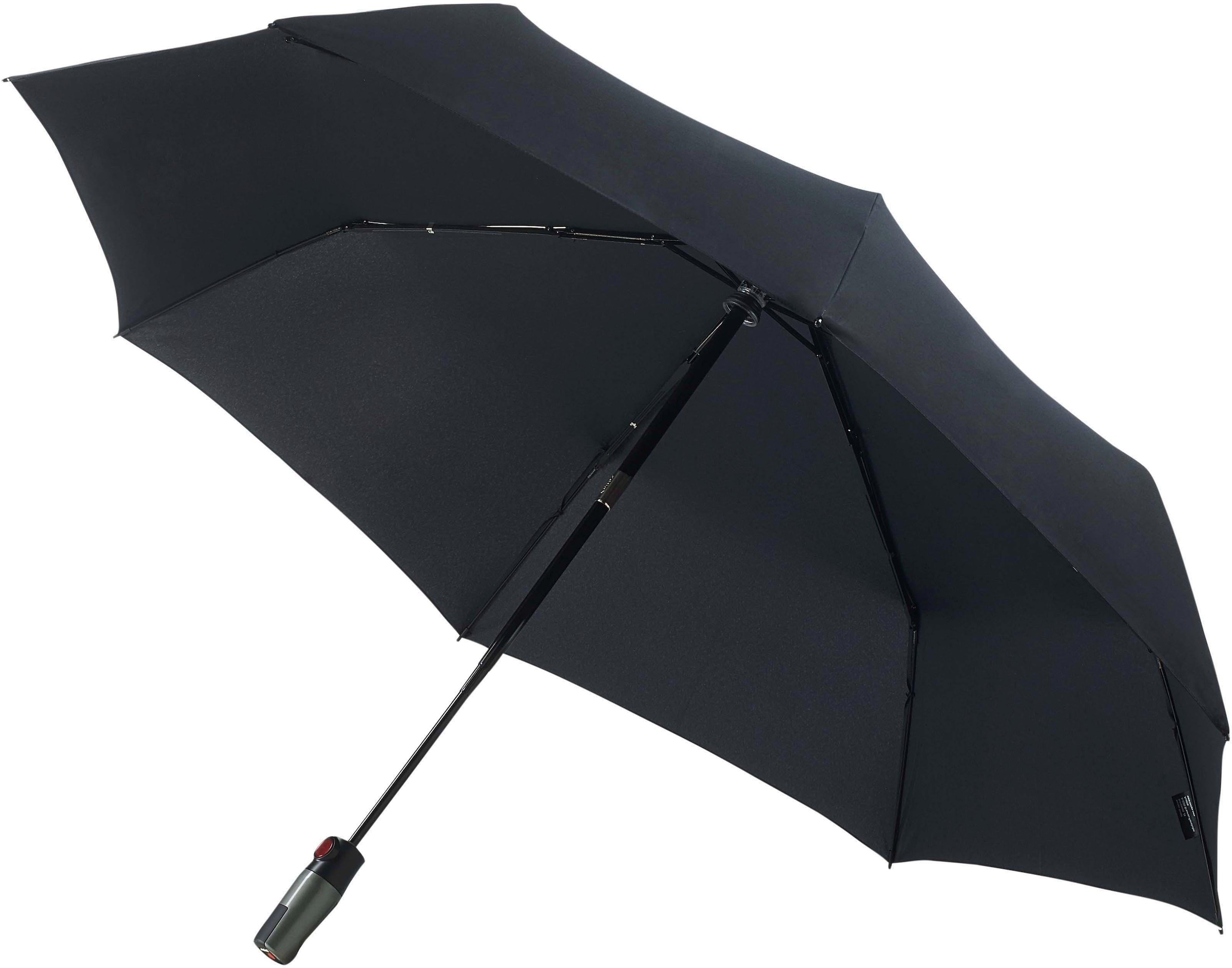 Knirps® Taschenregenschirm »T.400 Extra Large Duomatic, uni black«, mit großem Schirmdach für 2 Personen
