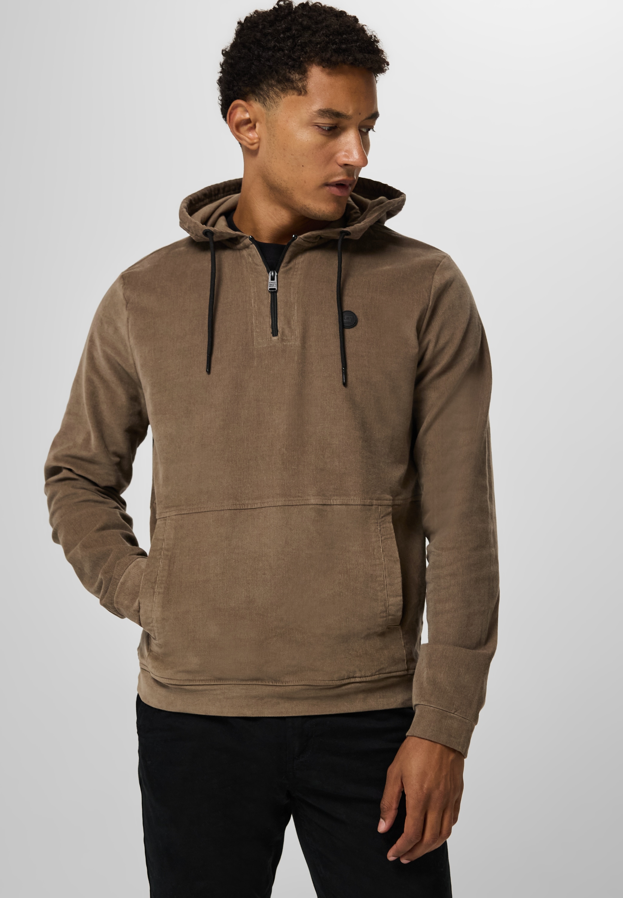 STREET ONE MEN Sweatshirt, mit Kängurutasche