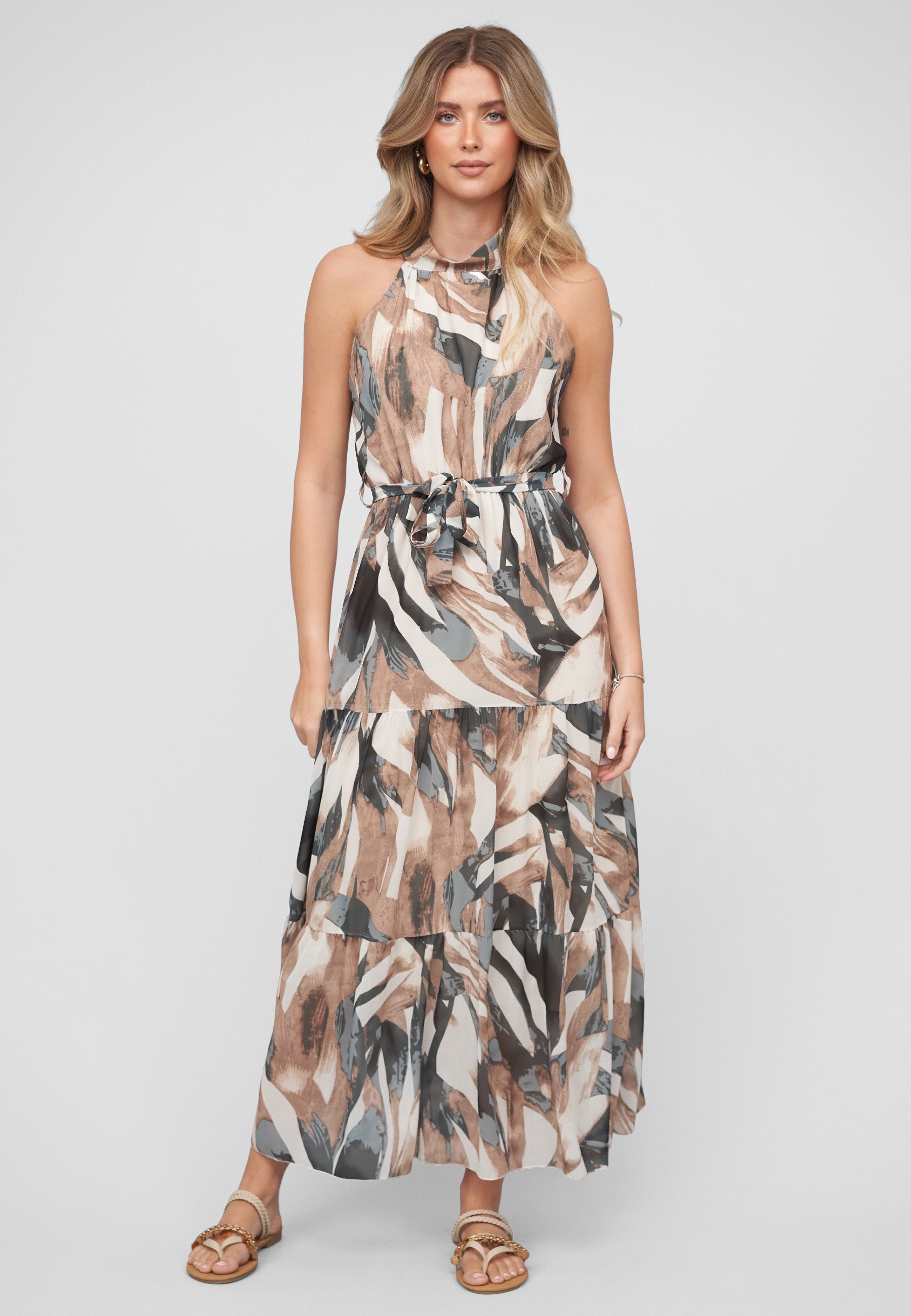 CLOUD 5IVE A-Linien-Kleid »CLOUD 5IVE Maxi Choker Dress« 1 tlg.
