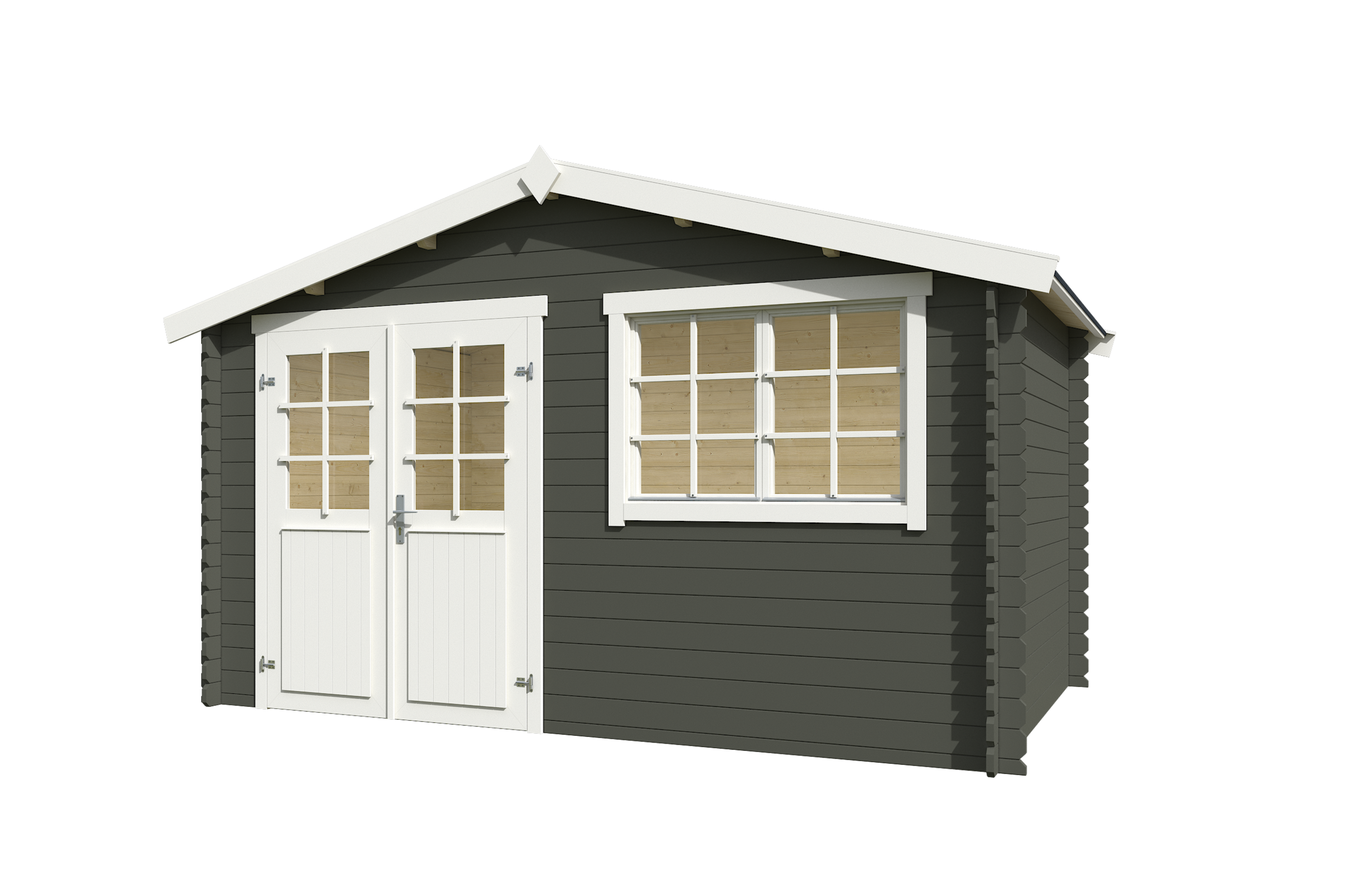Nordic Holz Gartenhaus "Axel 230", (Doppelfenster und Doppeltür) günstig online kaufen