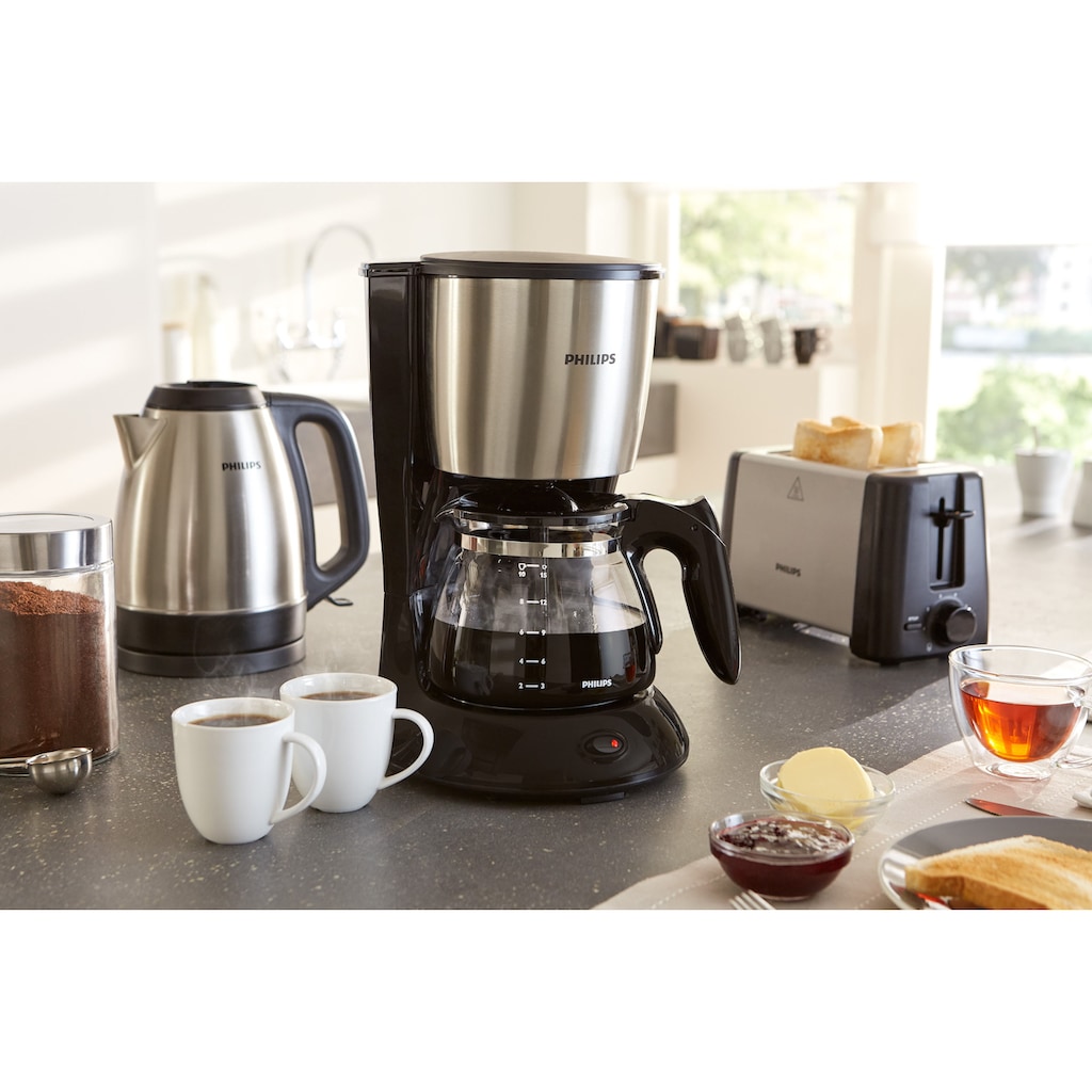 Philips Filterkaffeemaschine »HD7462/20«, 1,2 l Kaffeekanne, Papierfilter, 1x4, Tropfstopp und Abschaltautomatik