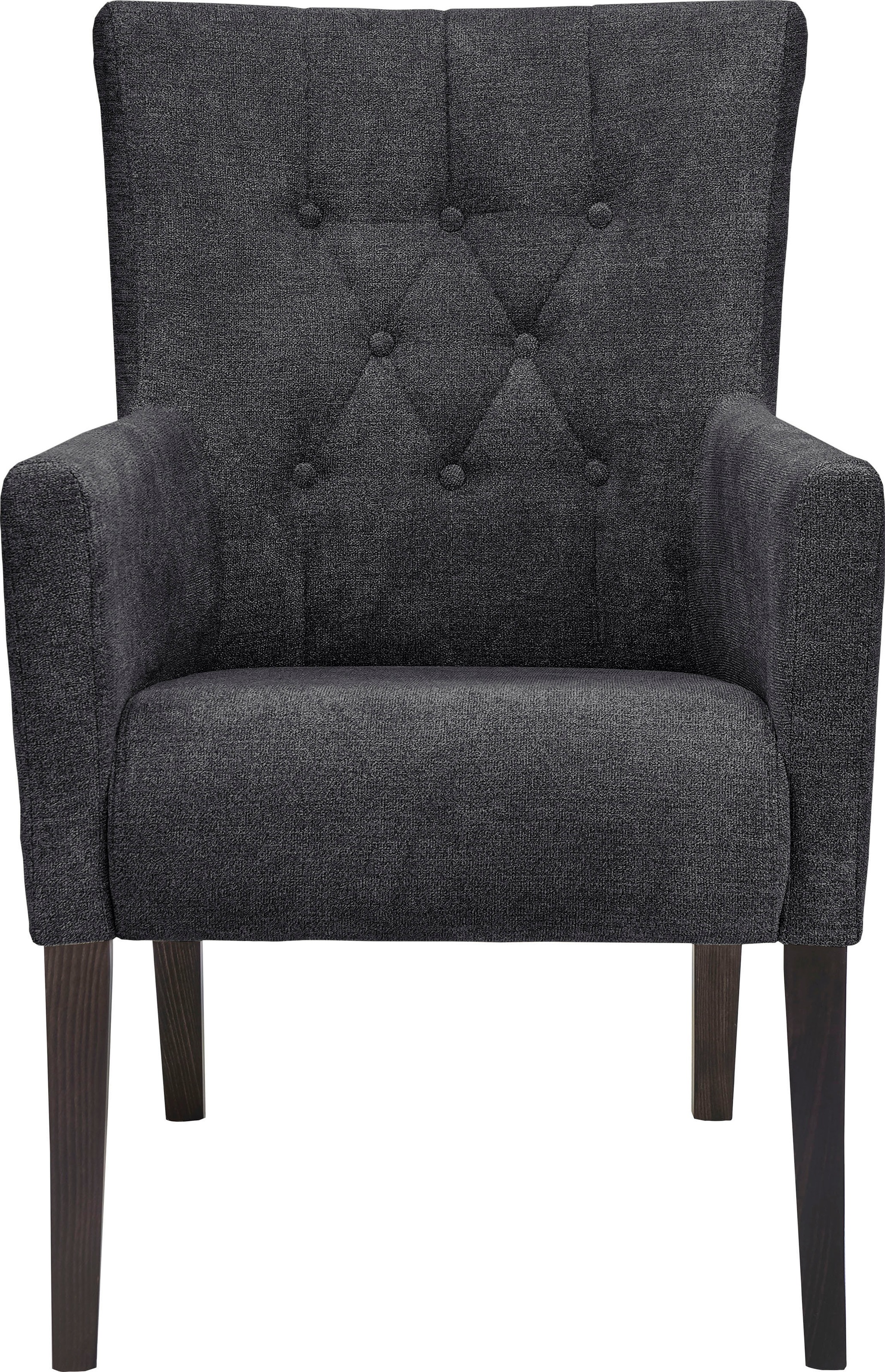 Home affaire Esszimmerstuhl "King" () Esszimmerstuhl mit Knopfheftung günstig online kaufen