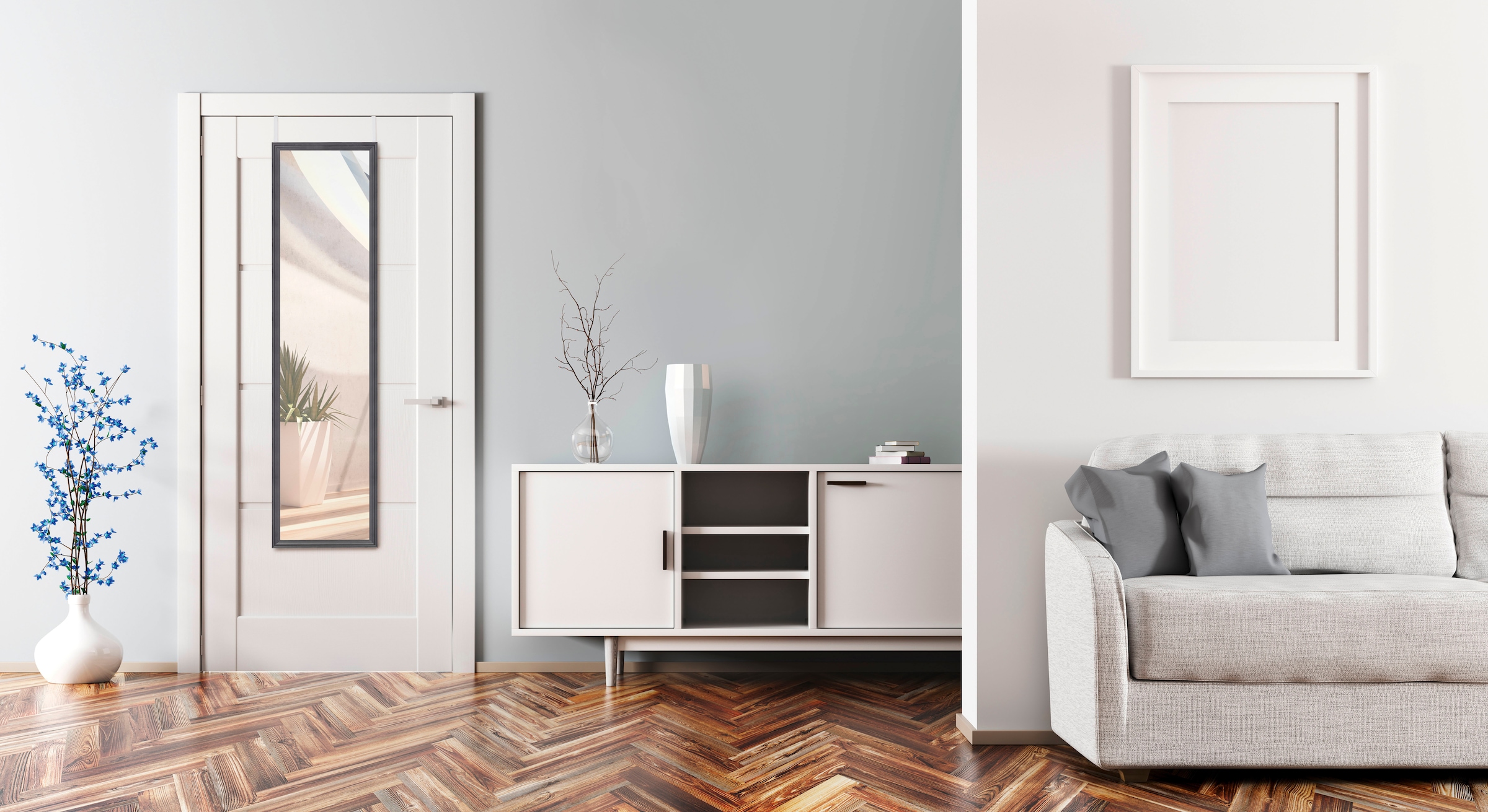 MIRRORS AND MORE Dekospiegel "RIA" Wandspiegel, mit Türaufhängung günstig online kaufen