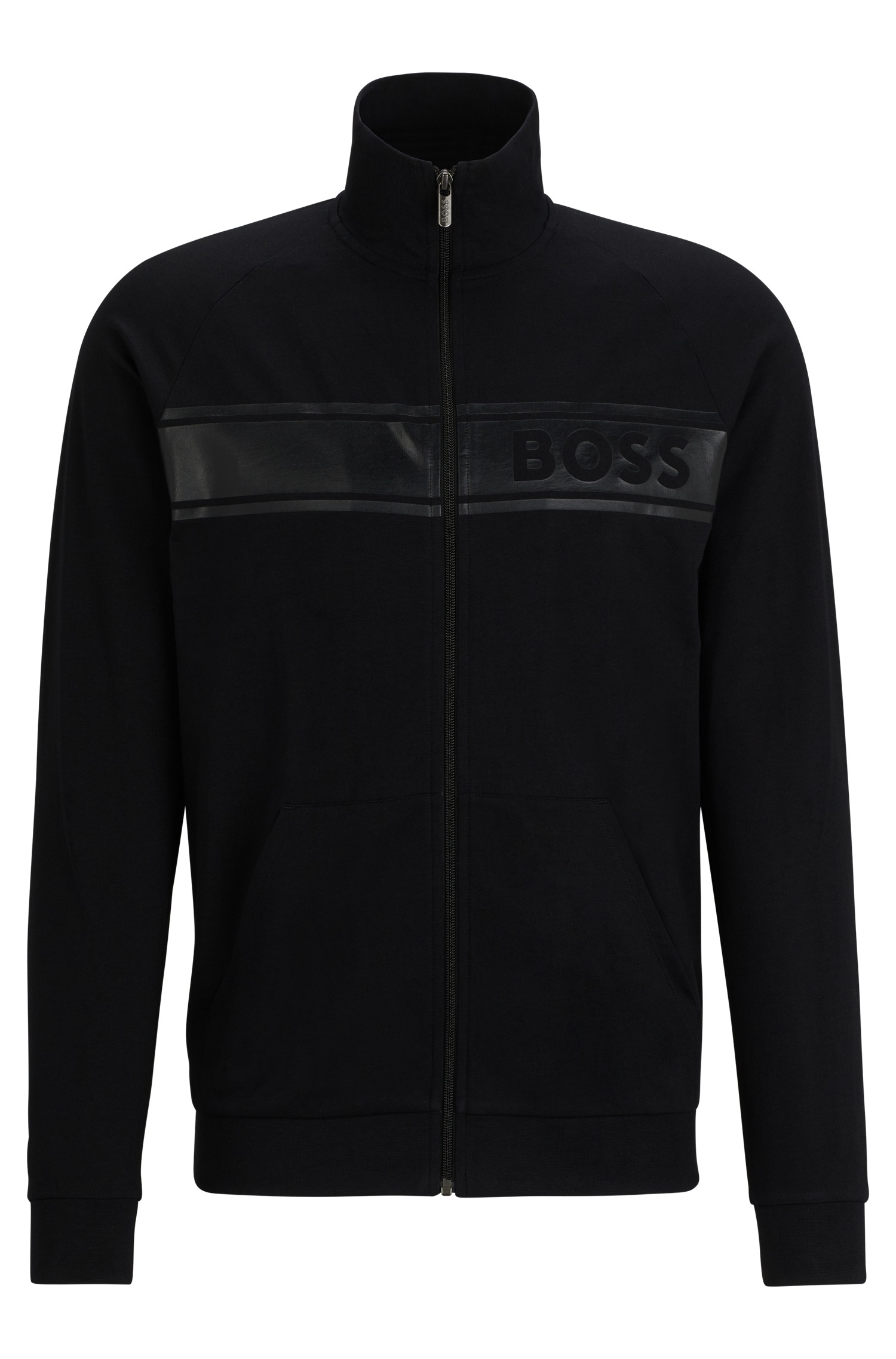 Produktbild von BOSS Sweatshirt Herren Sweatjacke - Authentic Jacket Z, Zip, Kleines Logo Auf Der Brust