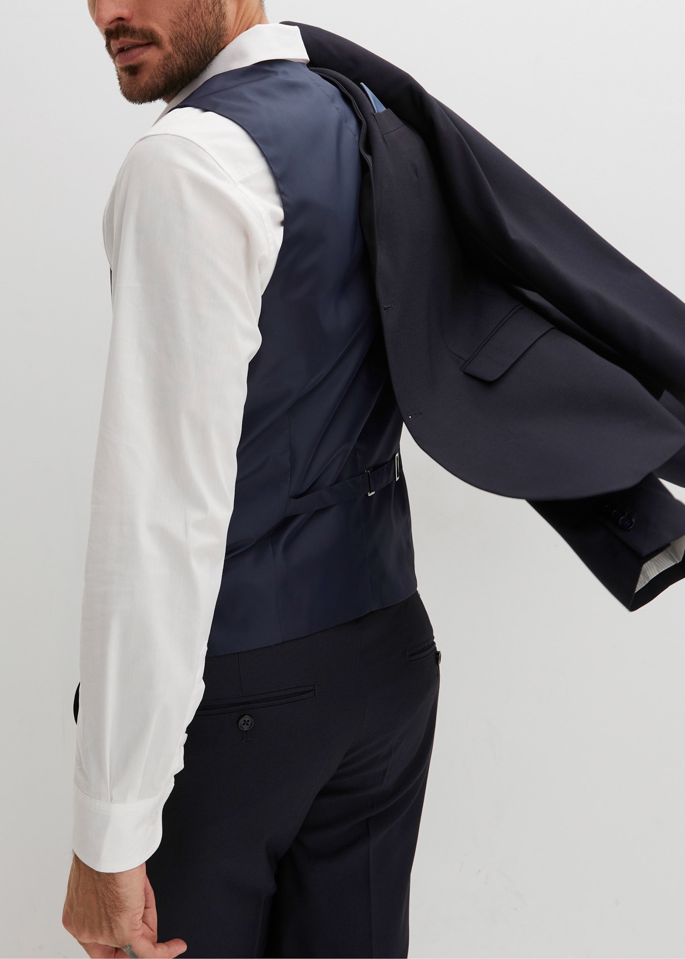 bonprix Anzug 4-teilig Set, 4,  slim fit 
