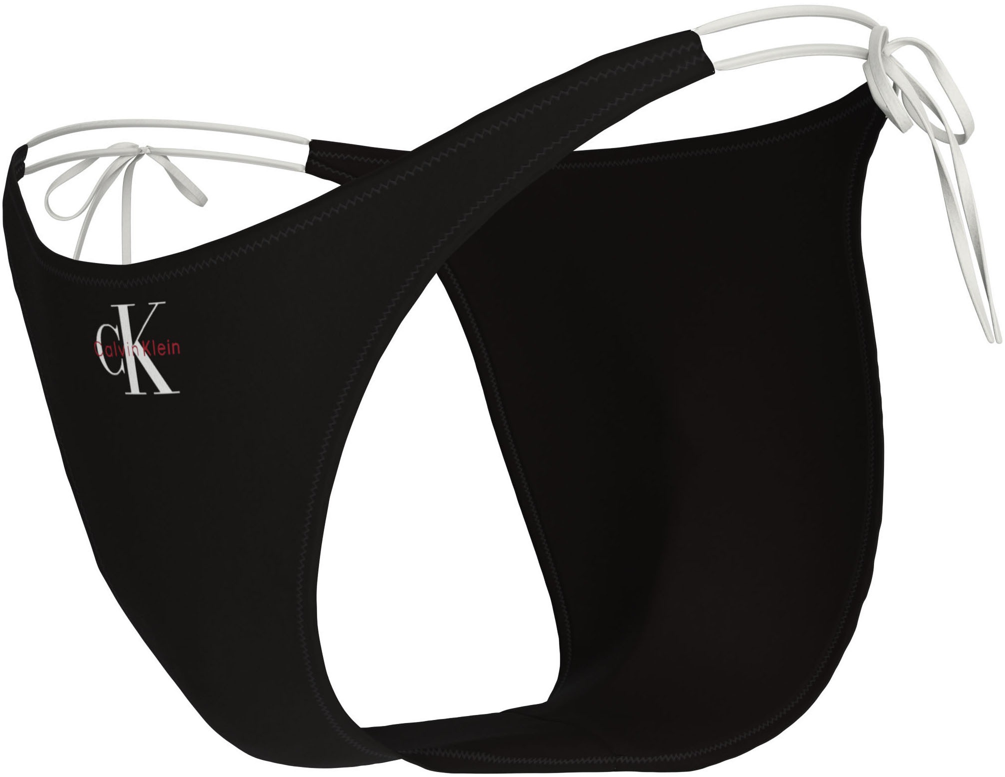 Calvin Klein Swimwear Bikini-Hose Körpernahe Passform mit Kordeln günstig online kaufen
