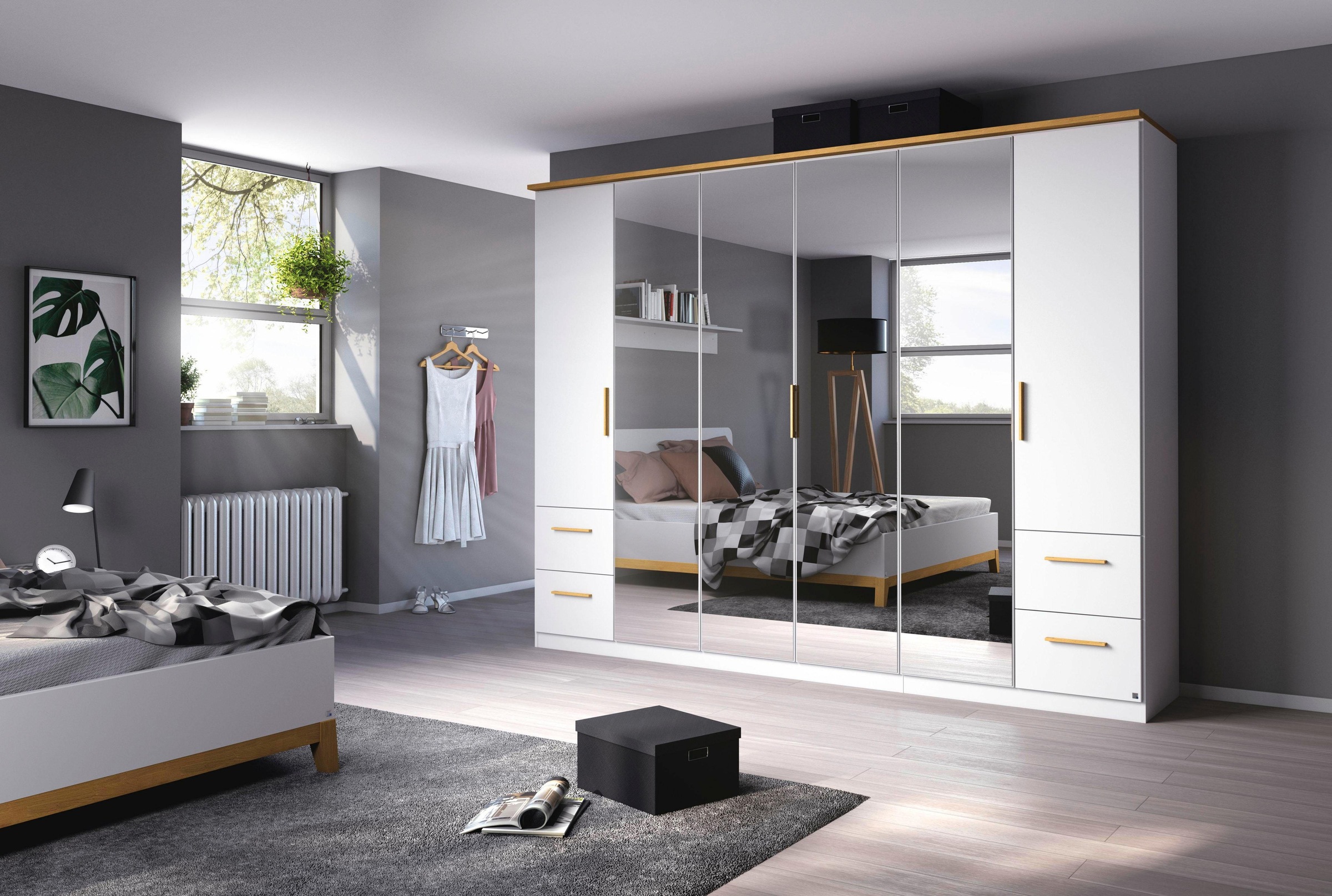 rauch Drehtürenschrank "Kleiderschrank Schrank Garderobe Wäscheschrank Schl günstig online kaufen