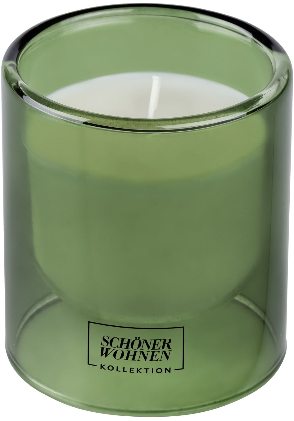 SCHÖNER WOHNEN-Kollektion Duftkerze »»Basil S««, im Glas, würziger & lebendiger Duft, Brenndauer 20 - 25 Stunden