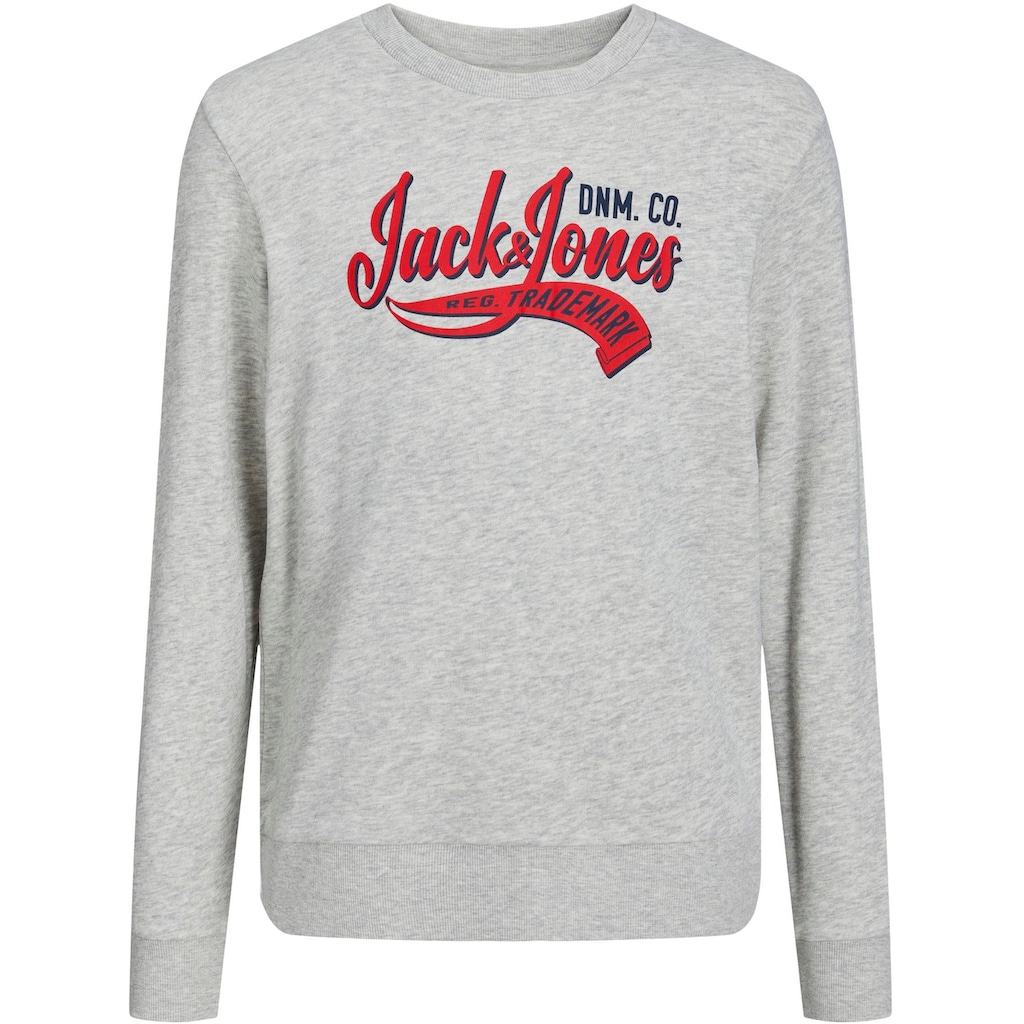 Jack & Jones Junior Sweatshirt »JJELOGO SWEAT CREW NECK 2 COL SS24 JNR«