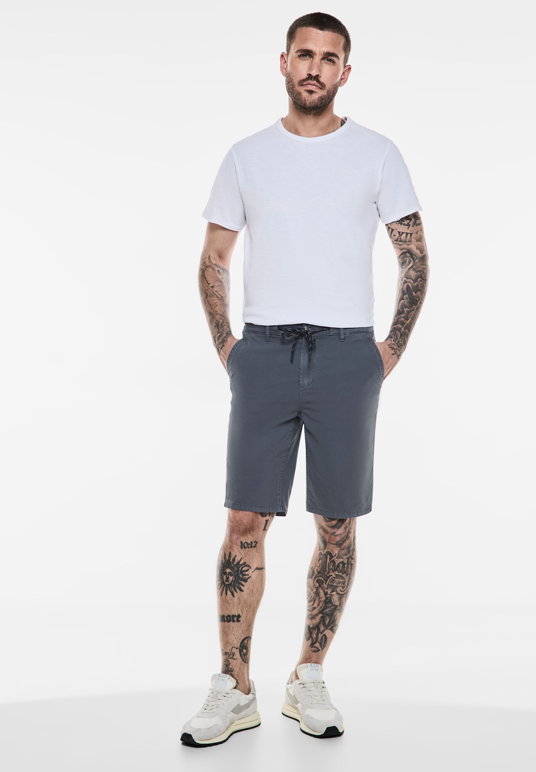 STREET ONE MEN Shorts, mit Tunnelzugband