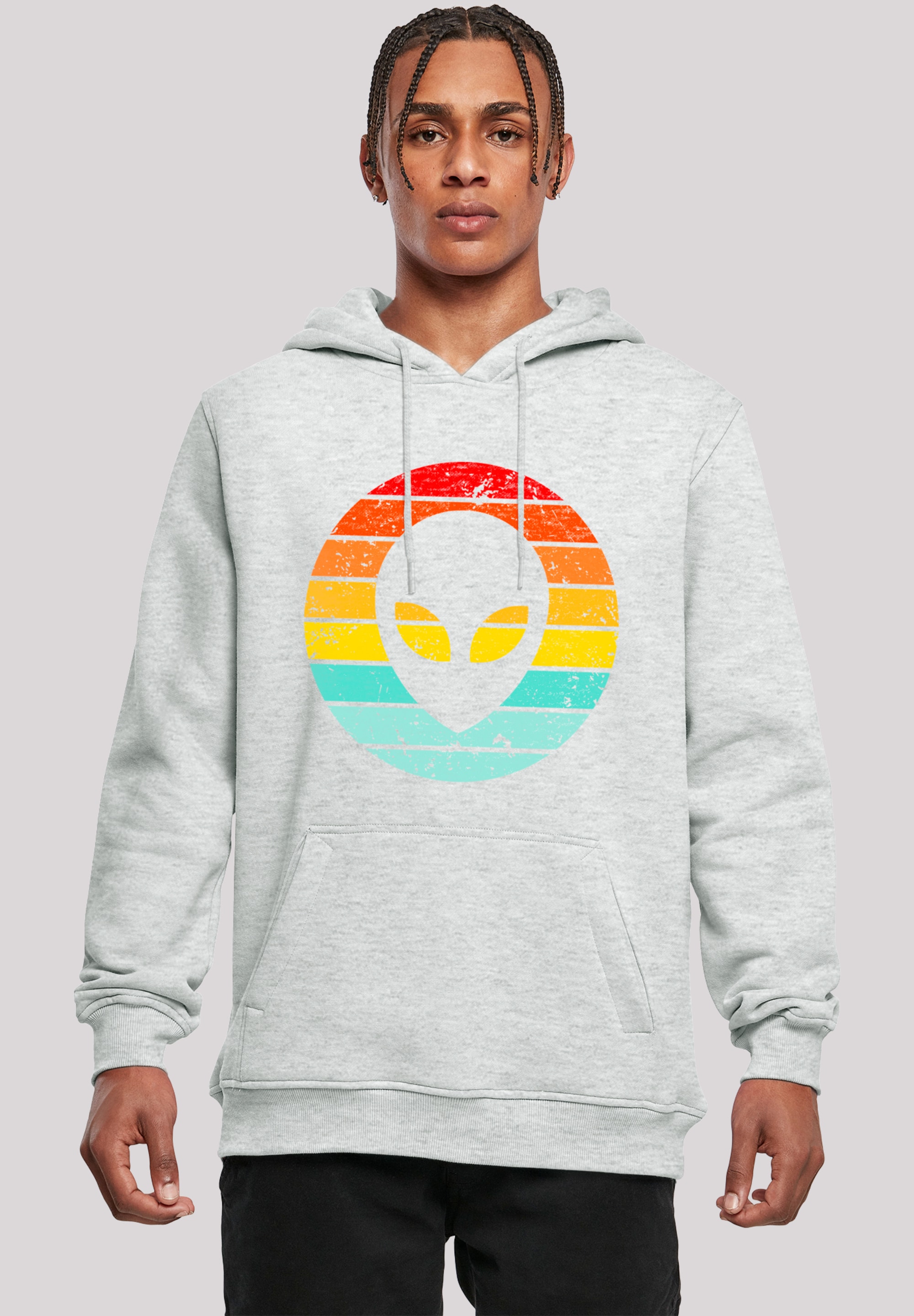 F4NT4STIC Kapuzenpullover "Alien Retro Sonnenuntergang", Premium Qualität günstig online kaufen