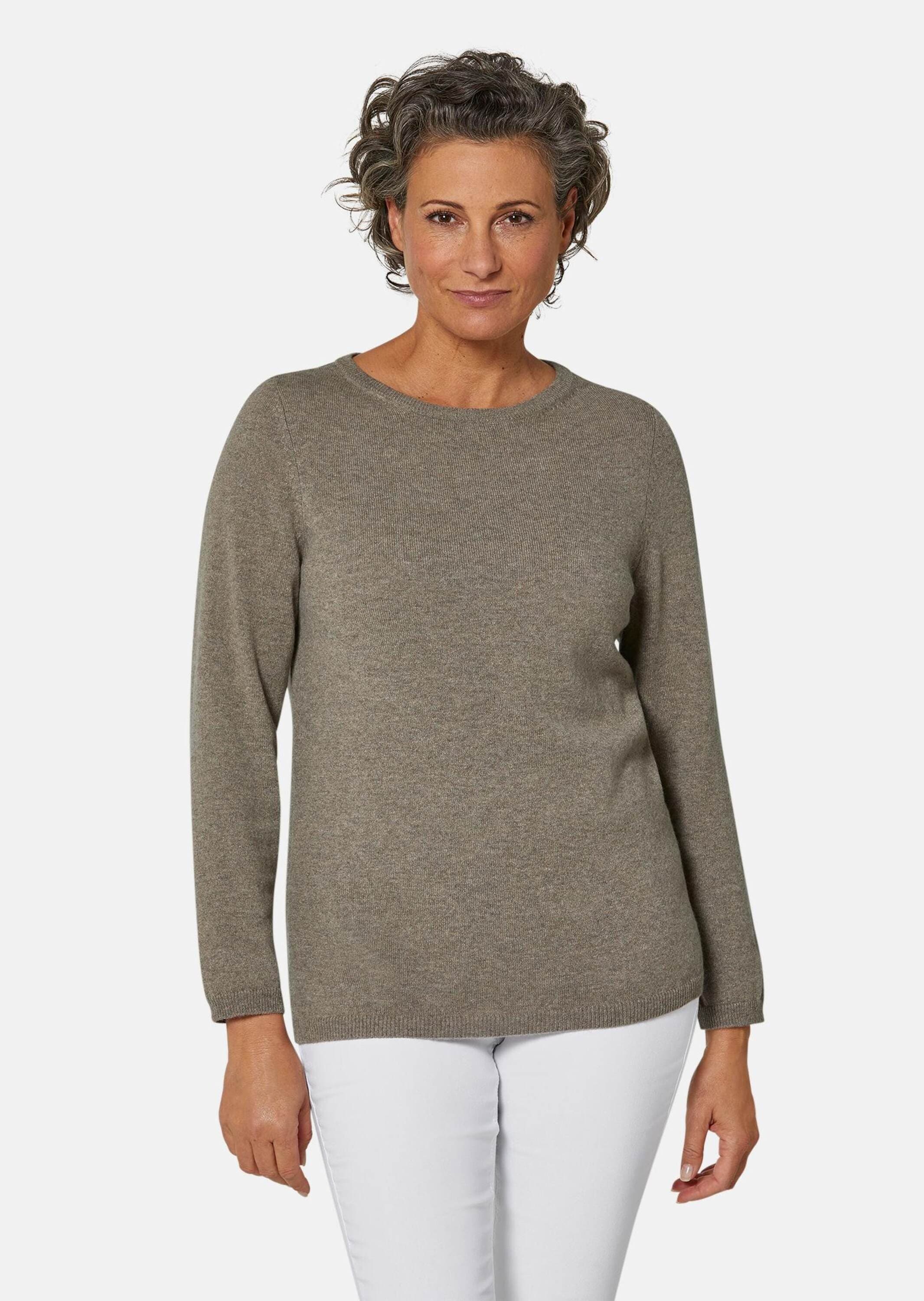 GOLDNER Strickpullover »Kaschmirpullover Kaschmirpullover mit U-Boot Ausschnitt«