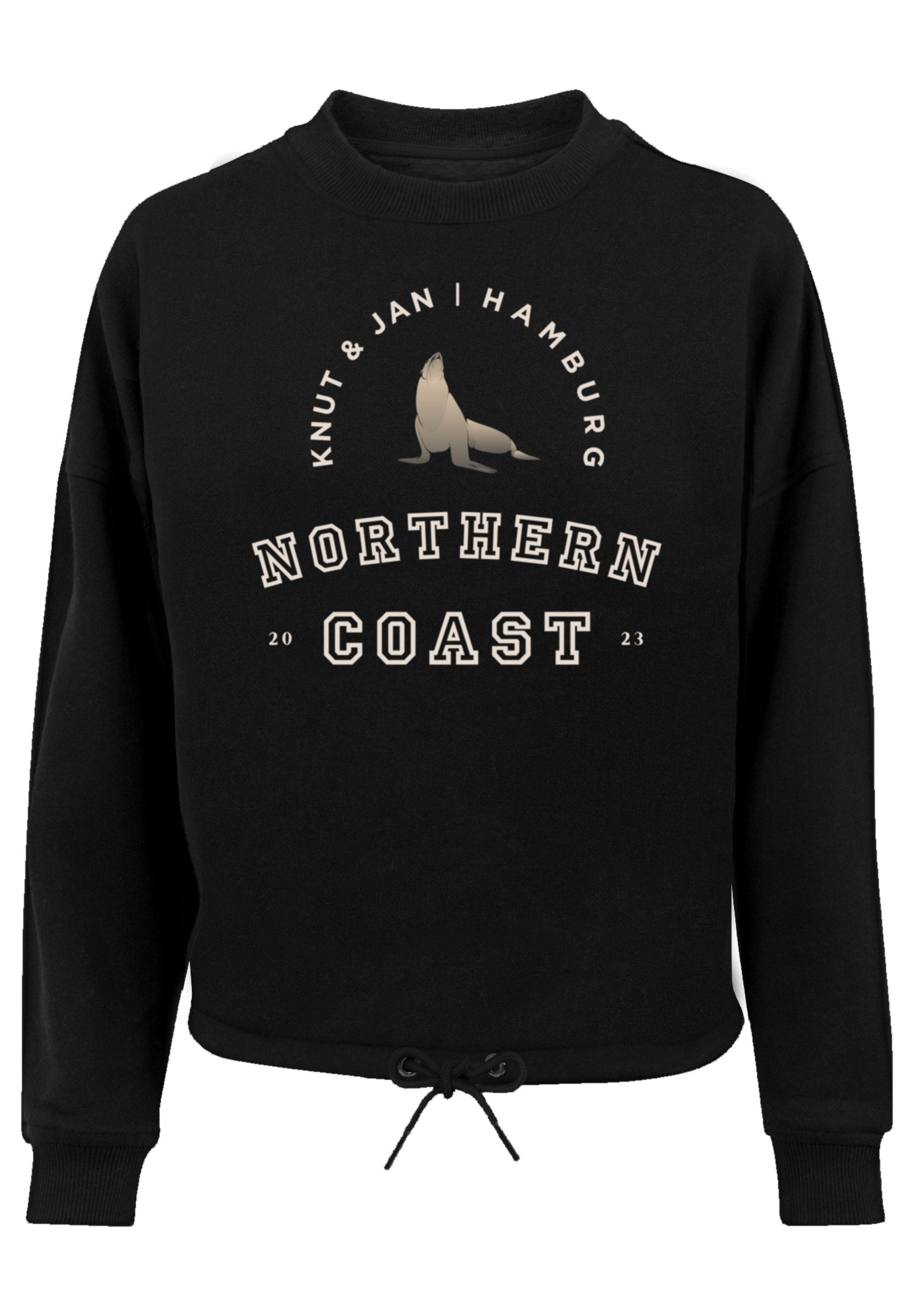 F4NT4STIC Sweatshirt »Robbe Knut & Jan Hamburg«, Print
