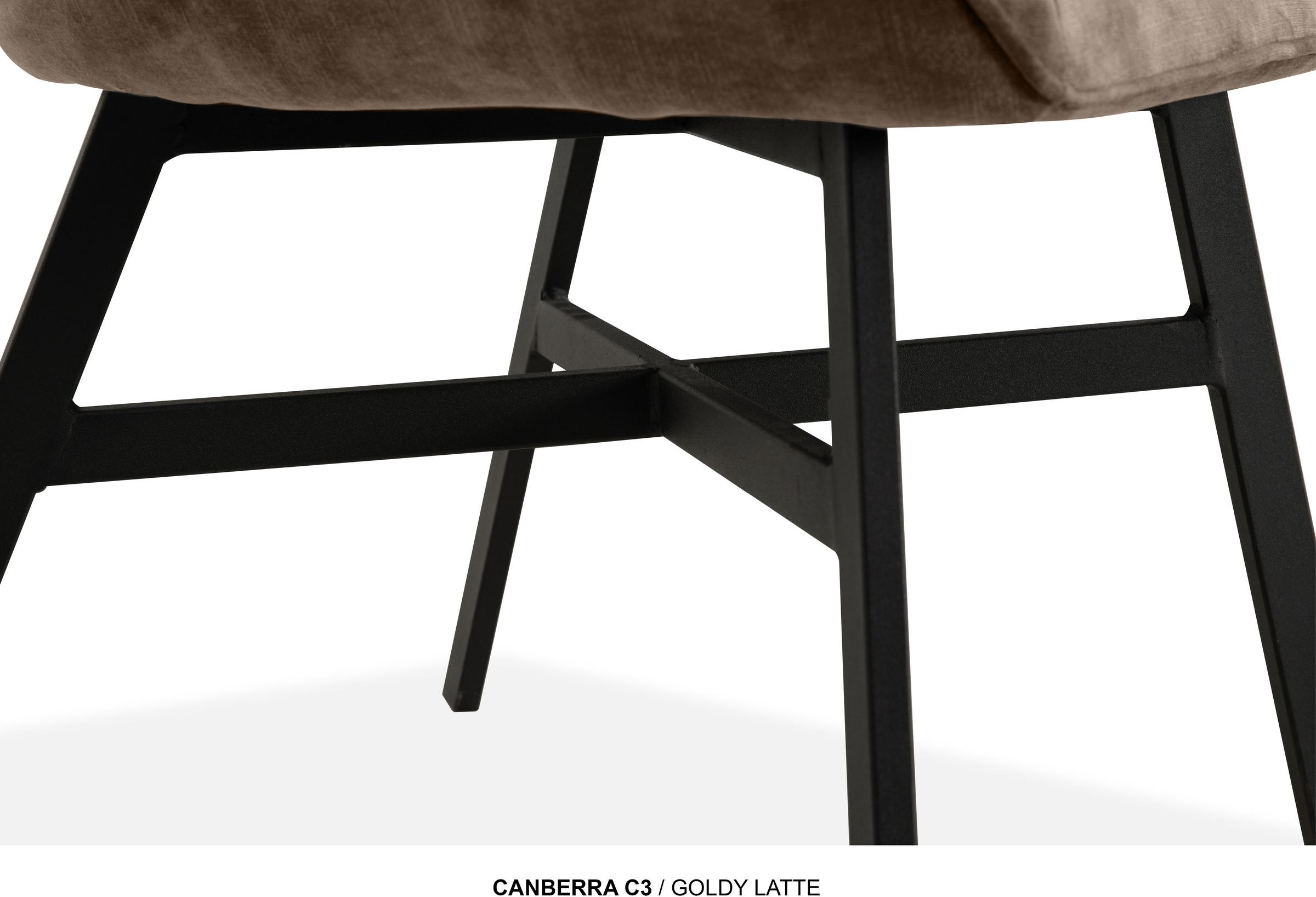 OMG Design Esszimmerstuhl »Canberra« (Set) 1 Stk.Esszimmerstuhl, pflegeleichter Samtvelour Bezug